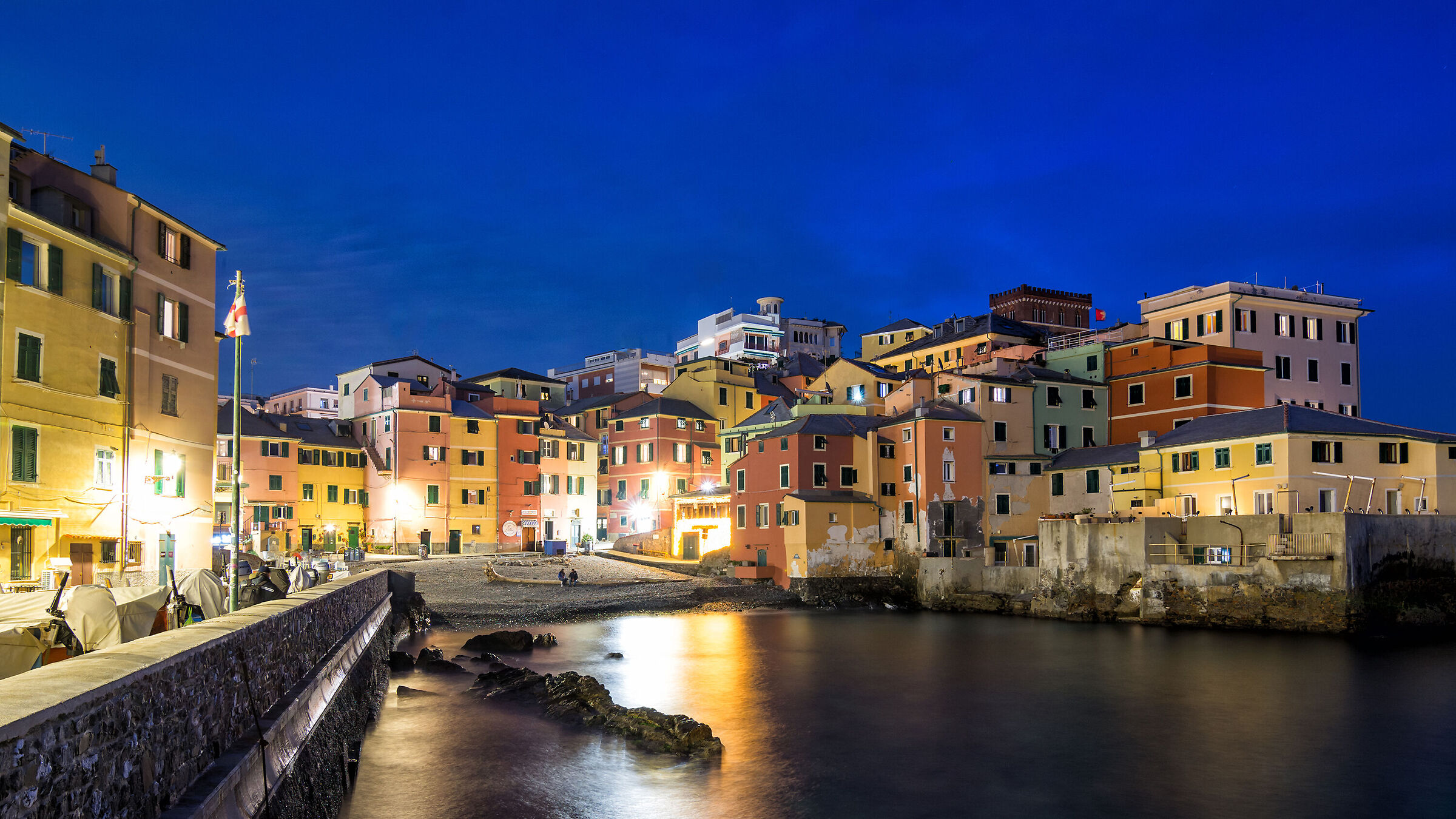 Una serata a Boccadasse
