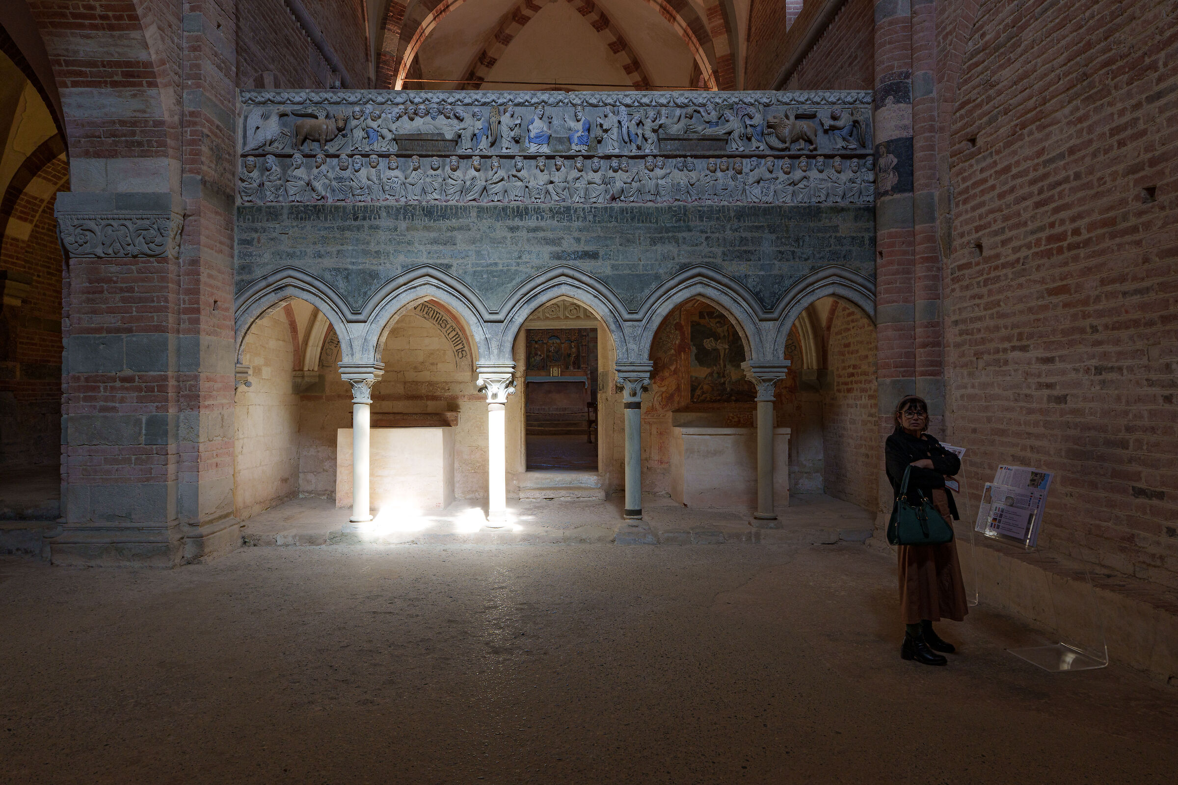 The pier of the abbey of Vezzolano