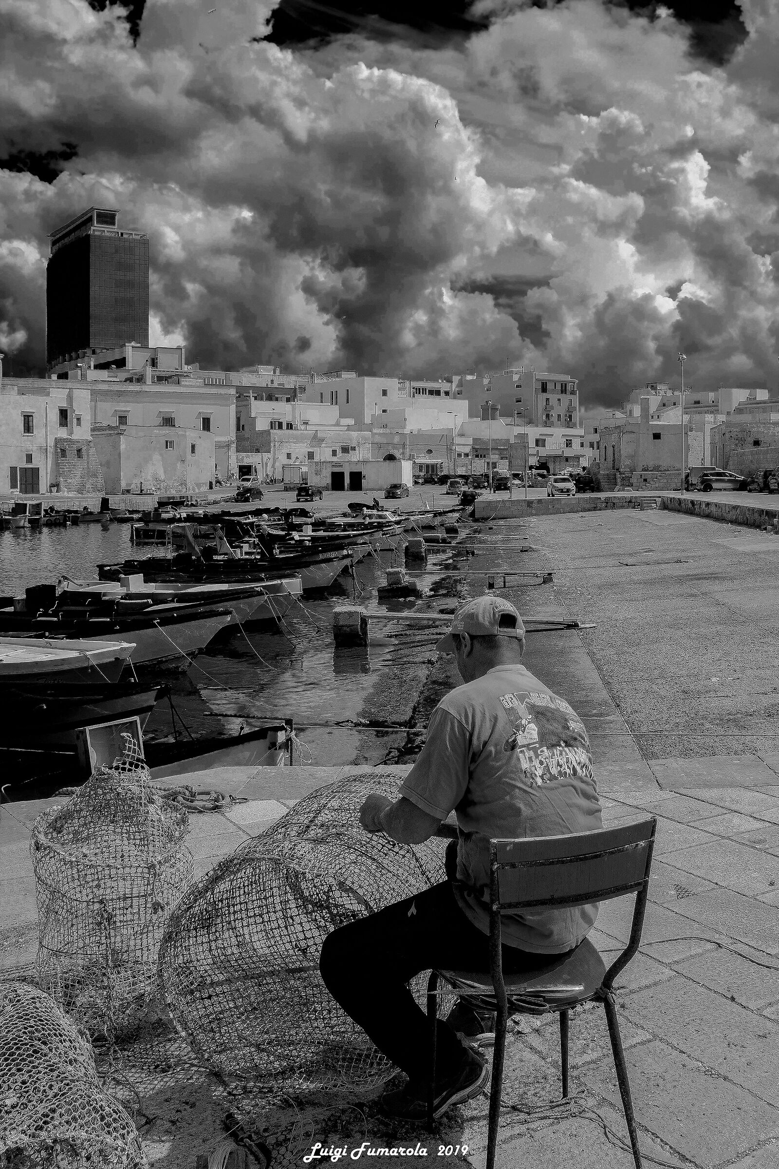 Clouds.