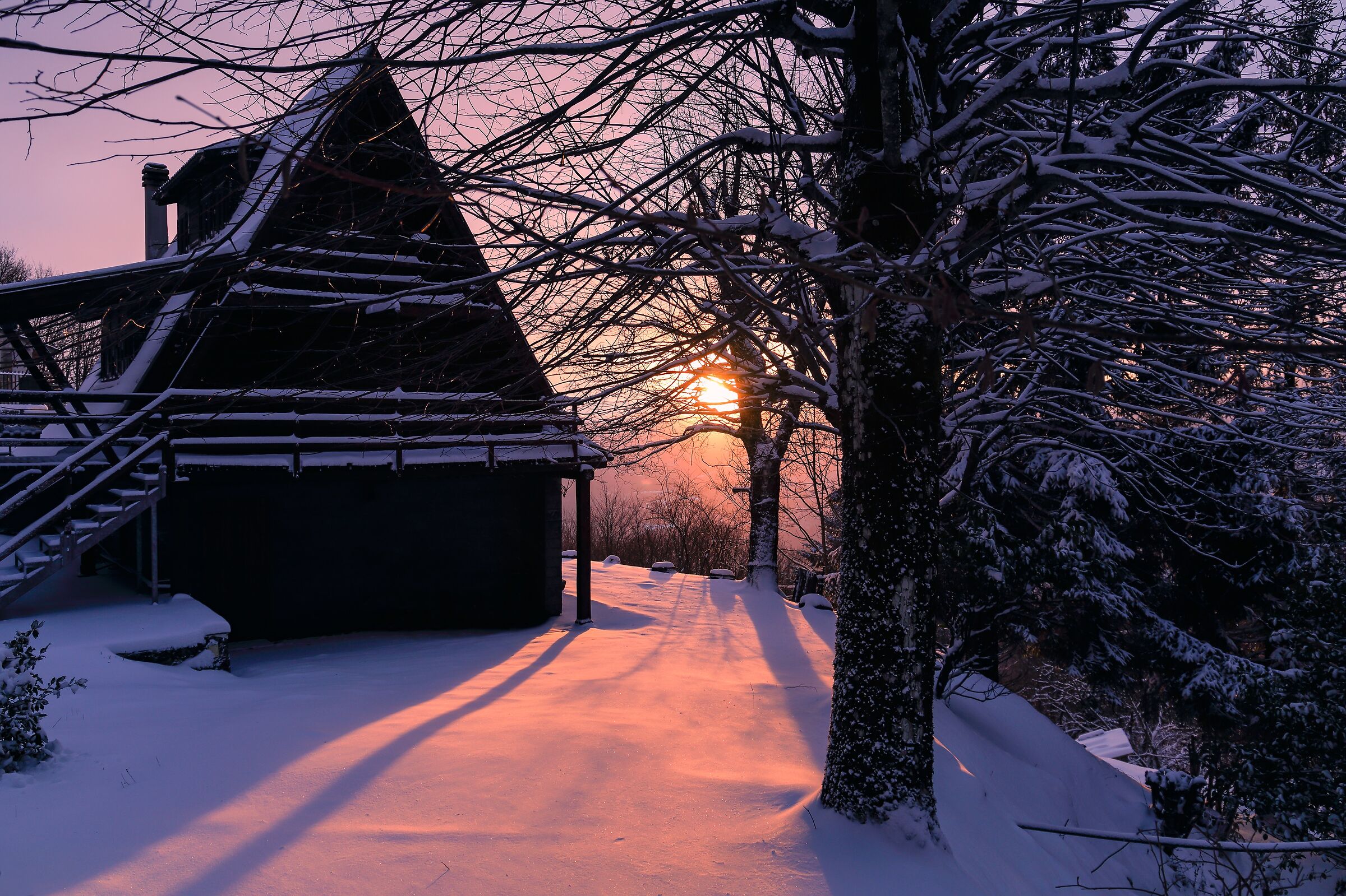 Sunset in the hills...