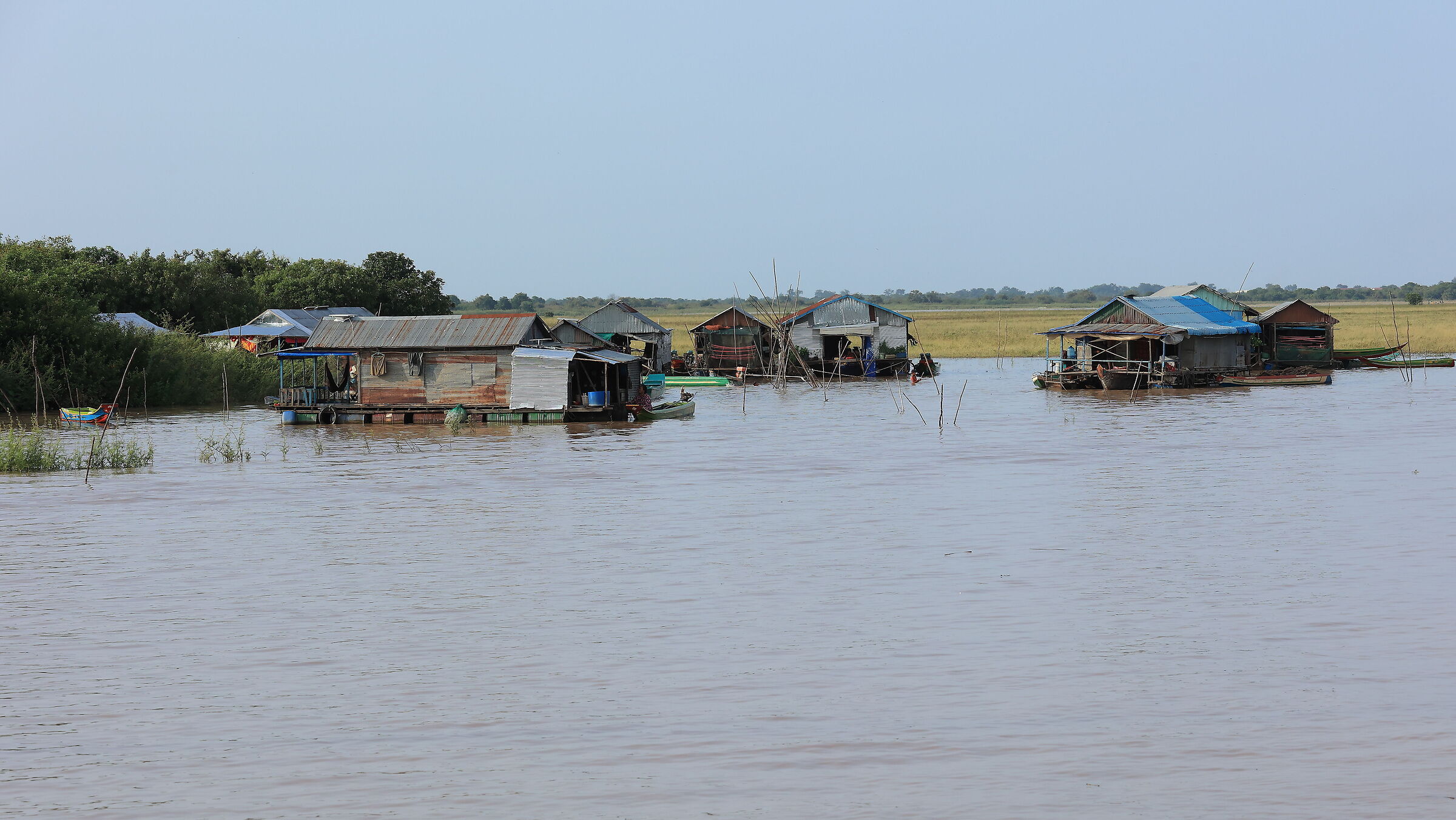 Floating villages on Lake Tonlé Sap