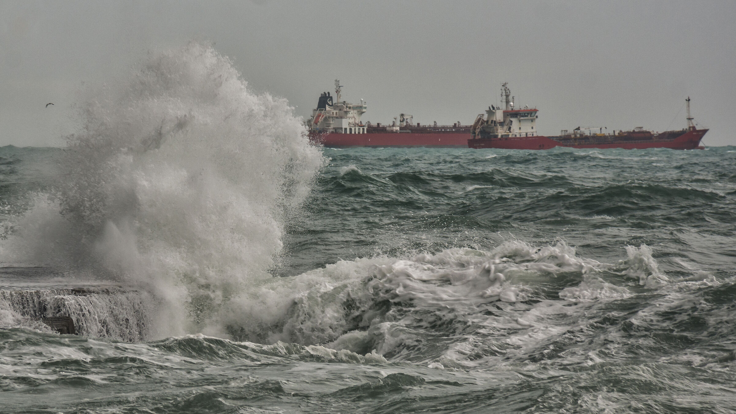 Ships in the storm