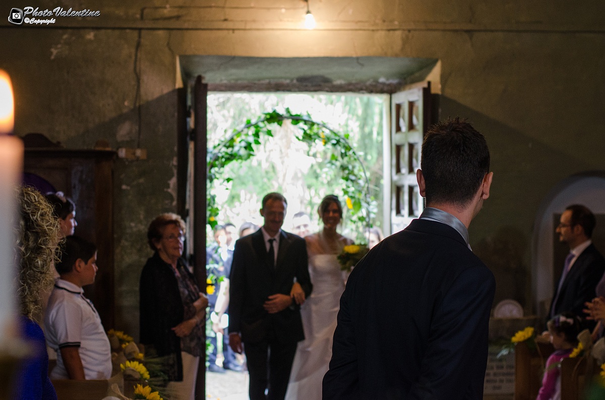 inresso in the church of the bride