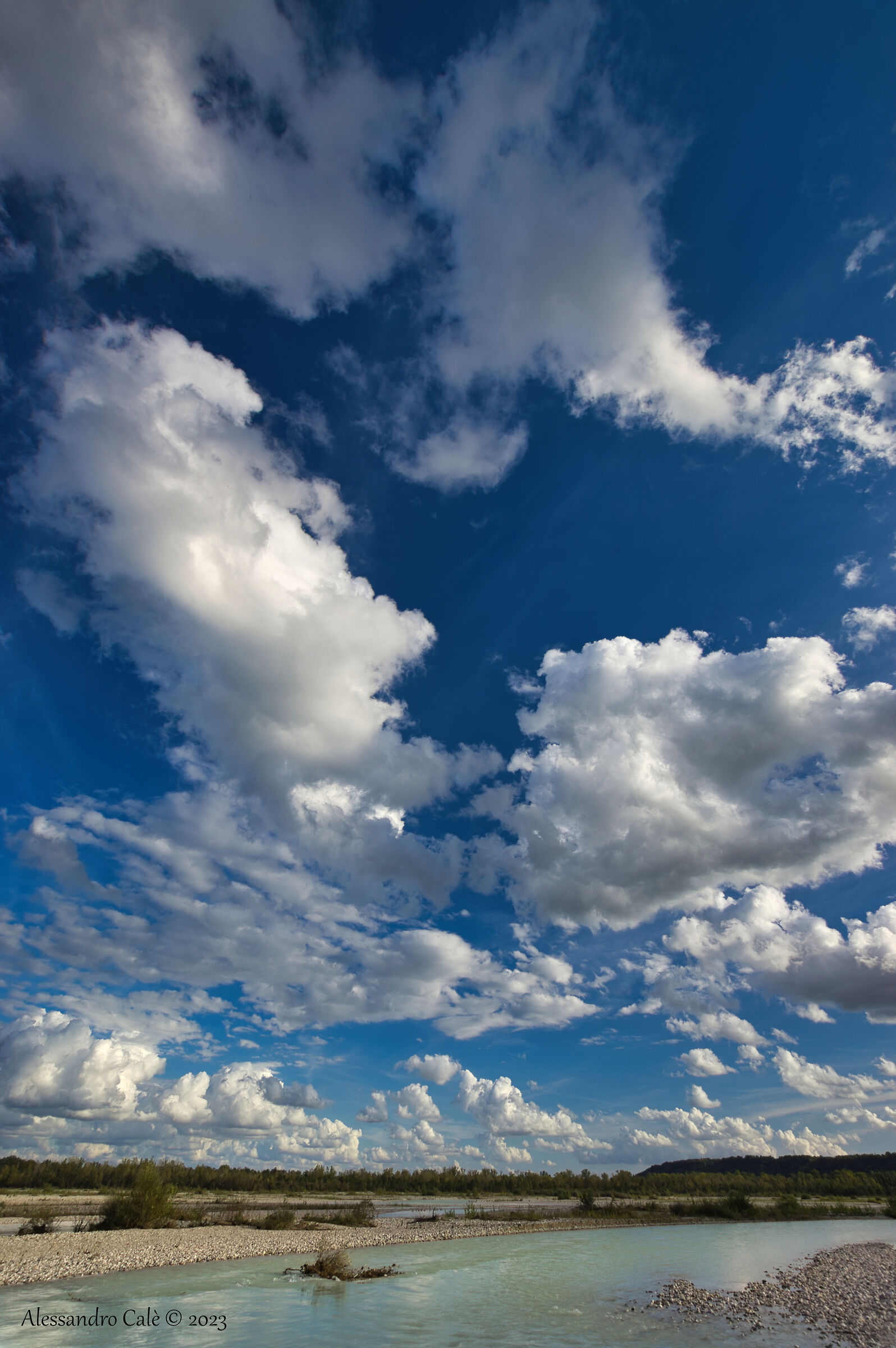 The sky over the Tagliamento 2113