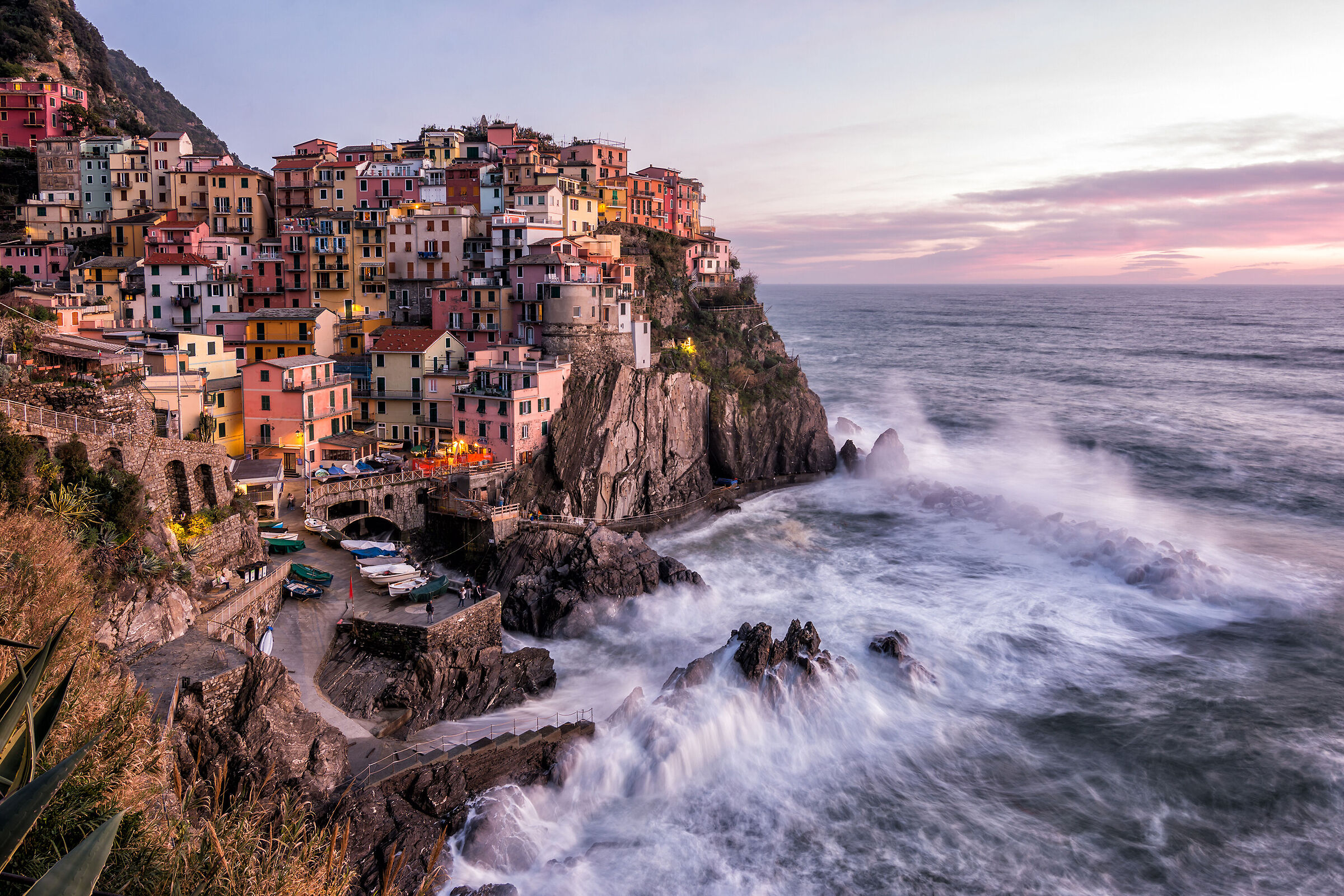 Manarola and the storm