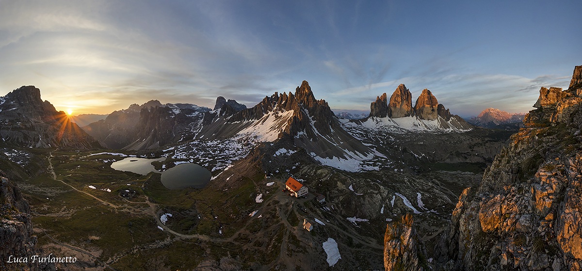 Sunrise from Sasso di sixth