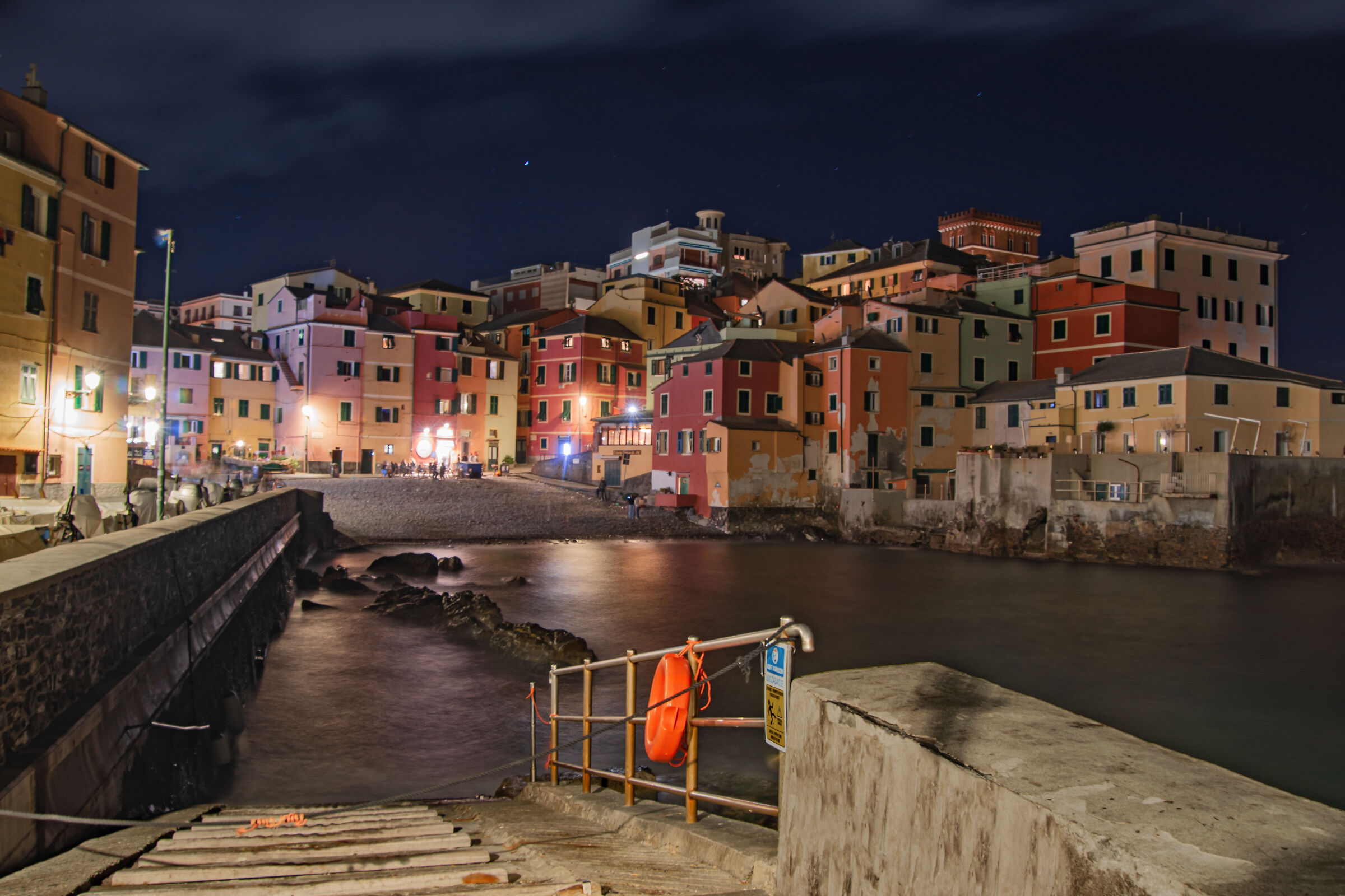 Boccadasse - Genova _  il silenzio della notte