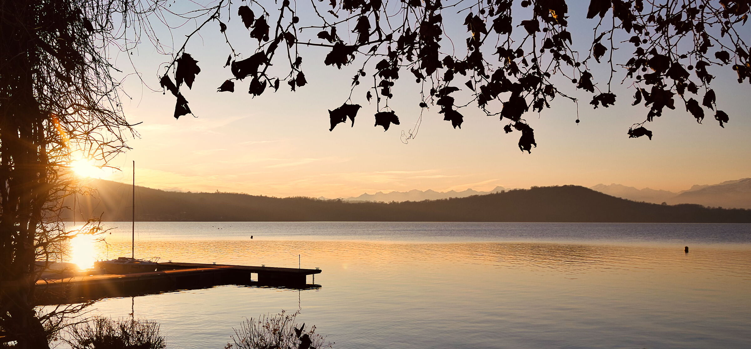Last light on the lake