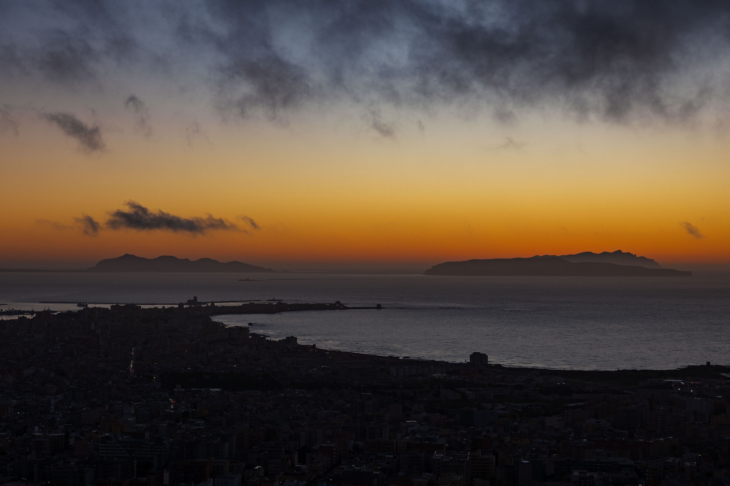 Tramonto sulle Egadi
