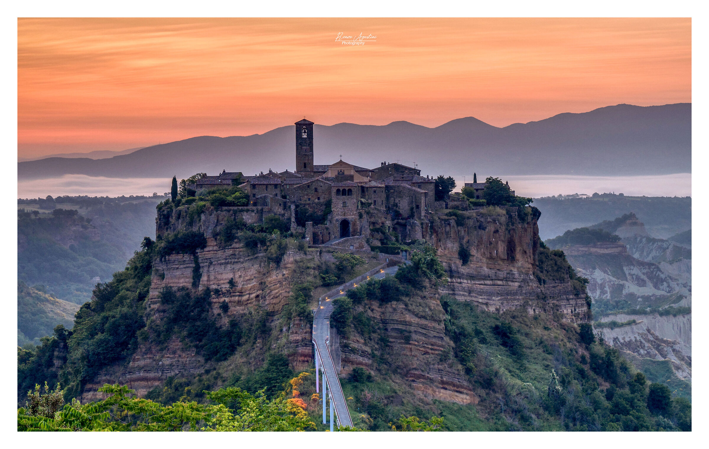 Sunrise in Civita di Bagnoregio