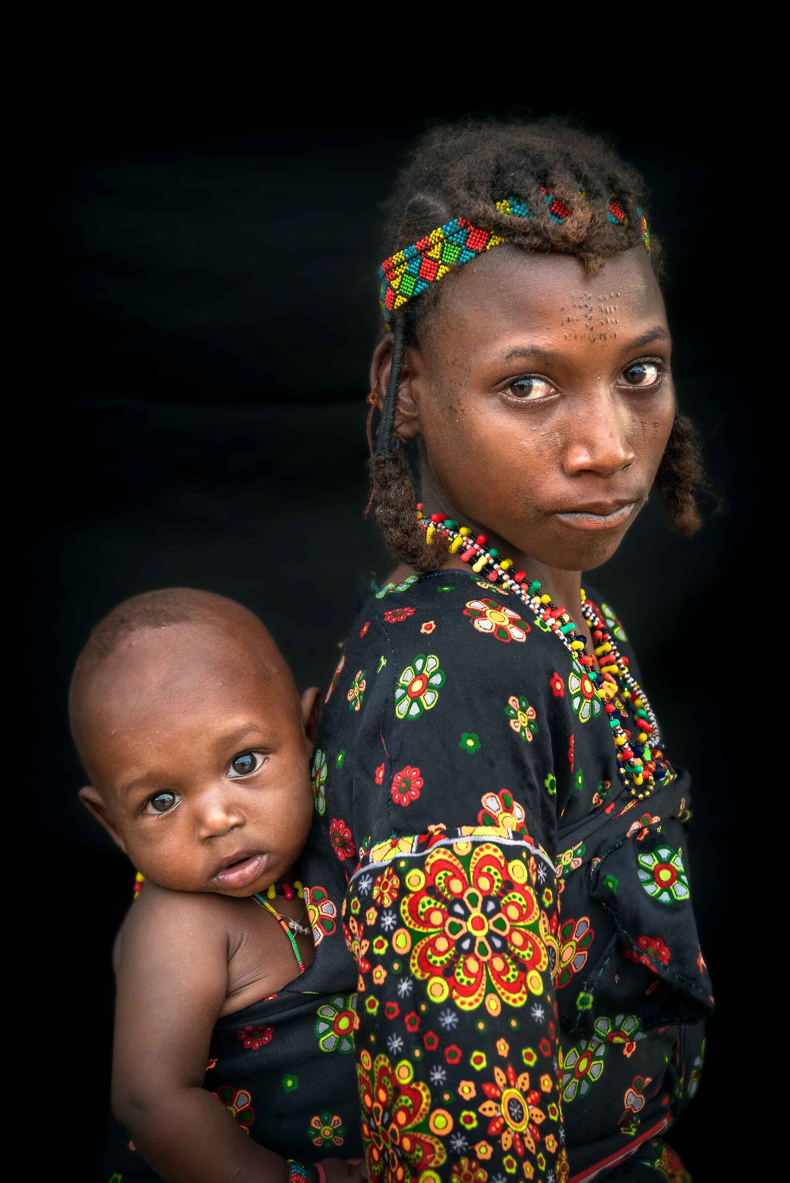 The Girl with the Baby