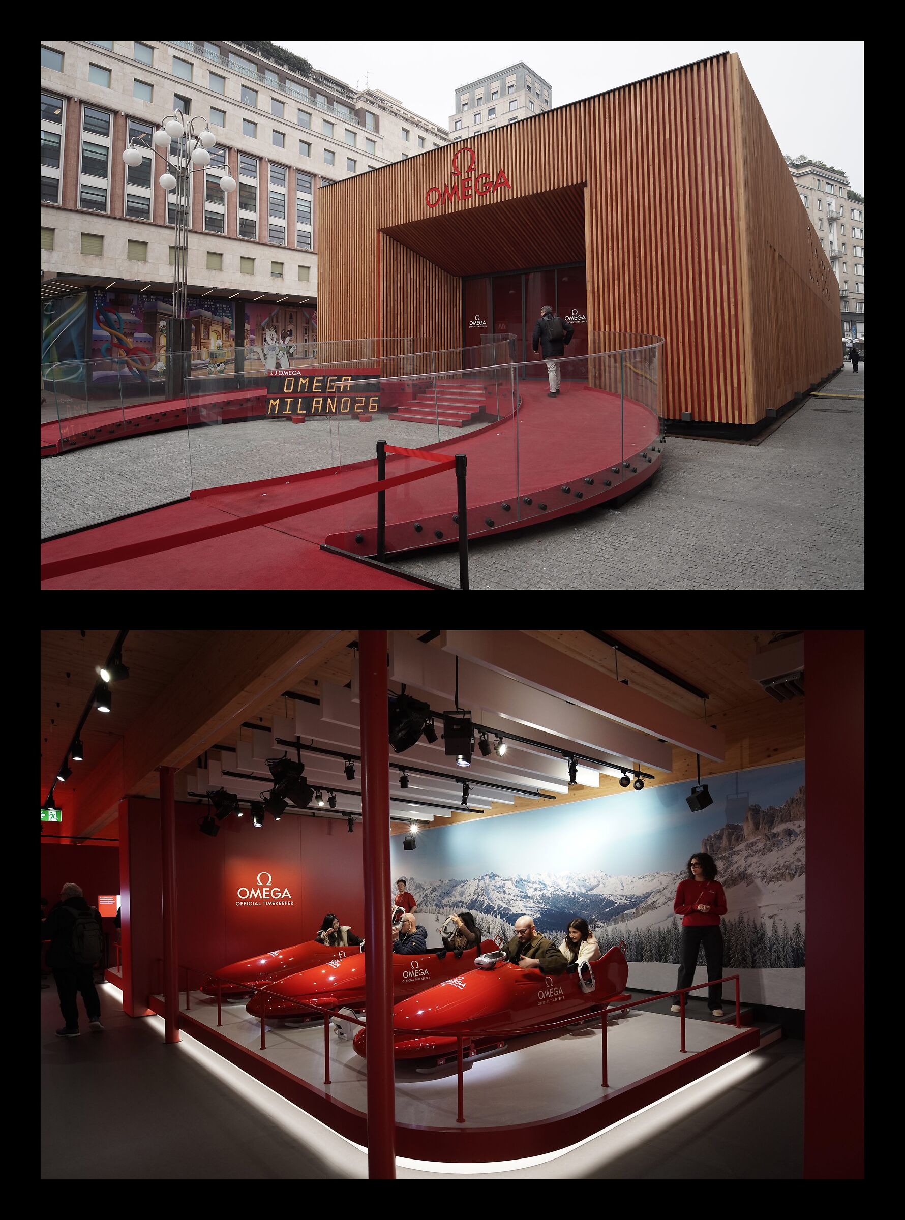 Padiglione Omega in Piazza San Babila