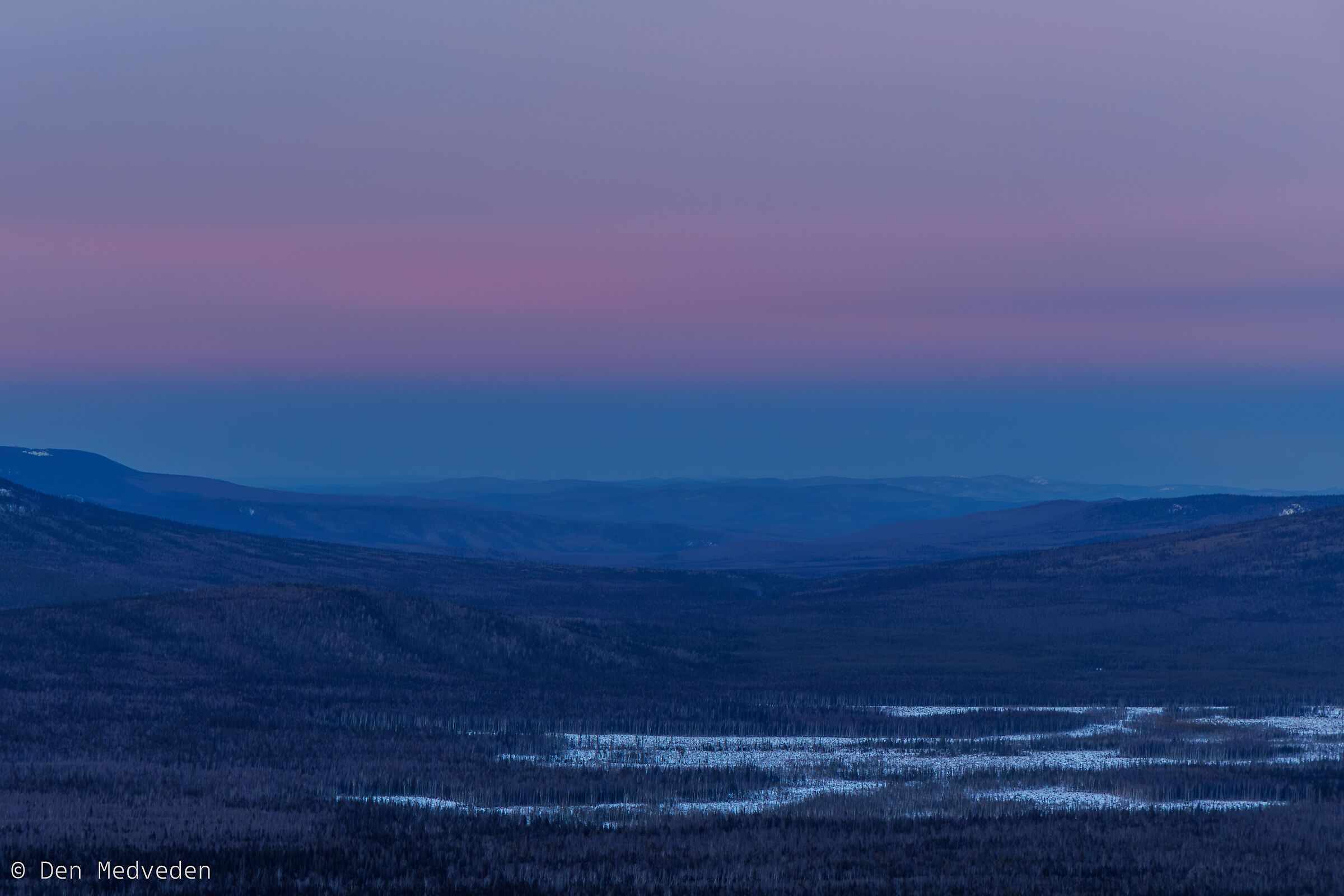 Tramonto d'inverno
