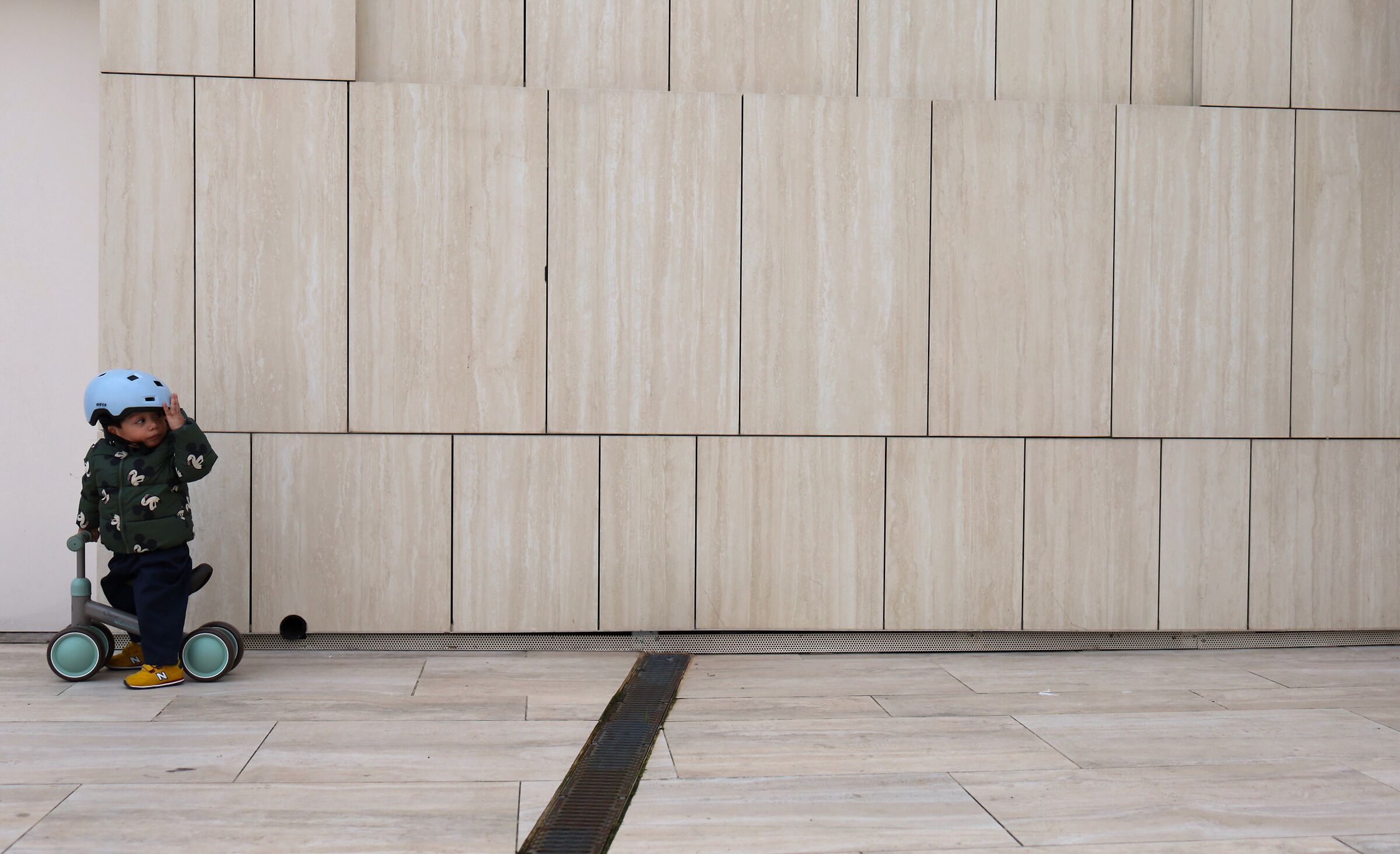 Without GPS but with a lot of confidence