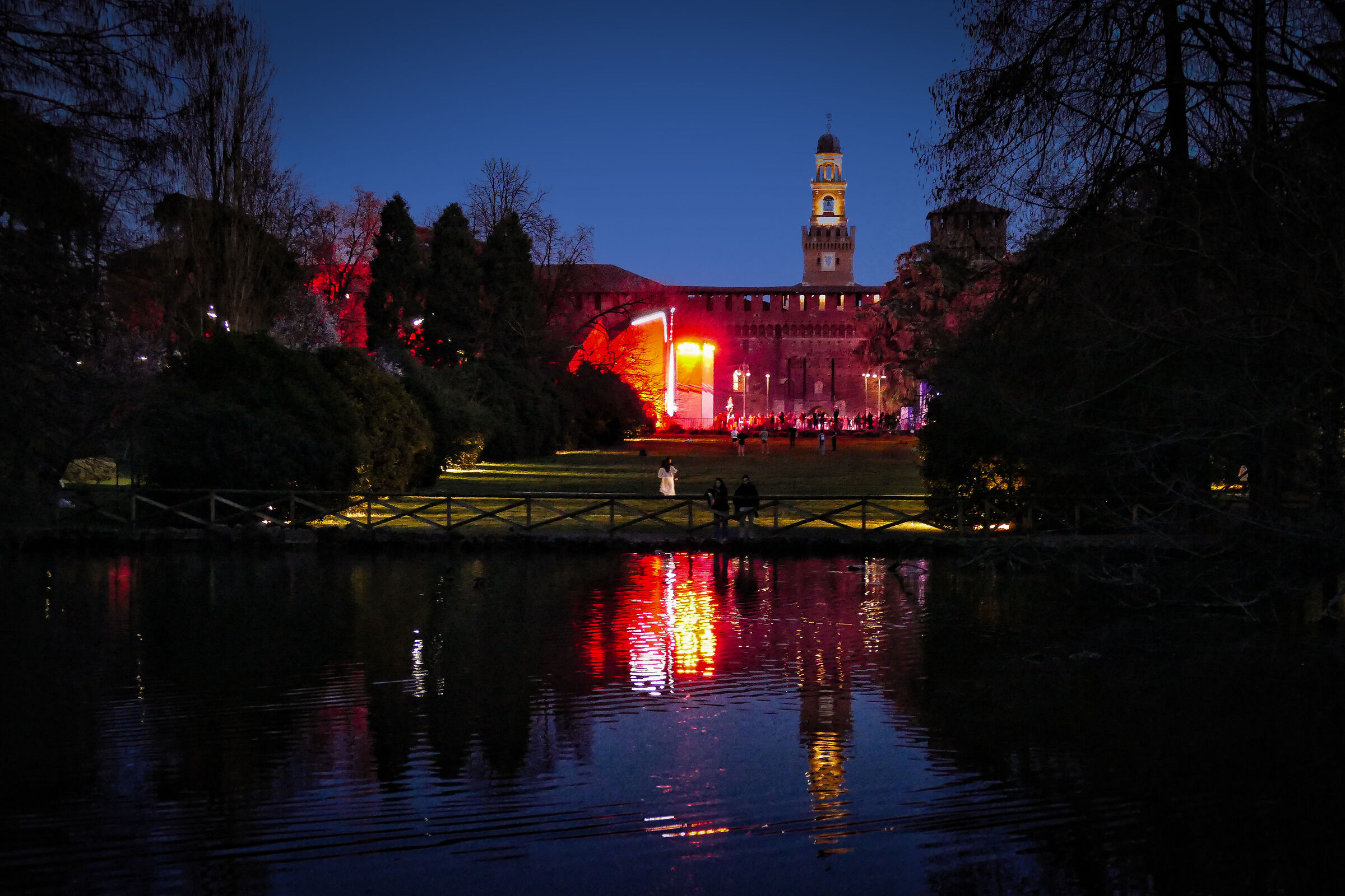 Riflesso Castello Sforzesco