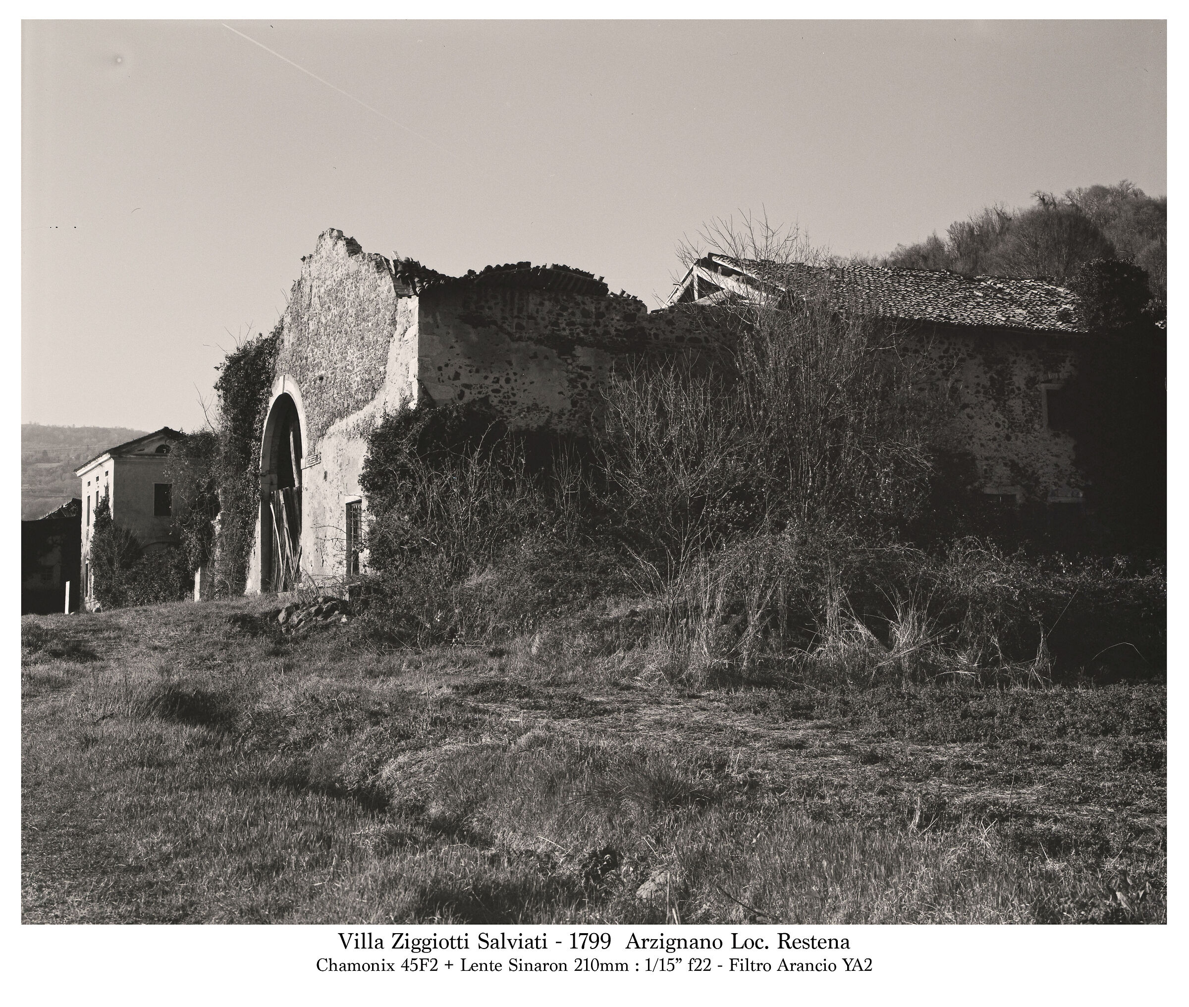 Il casale diroccato di Villa Ziggiotti - Loc. Restena