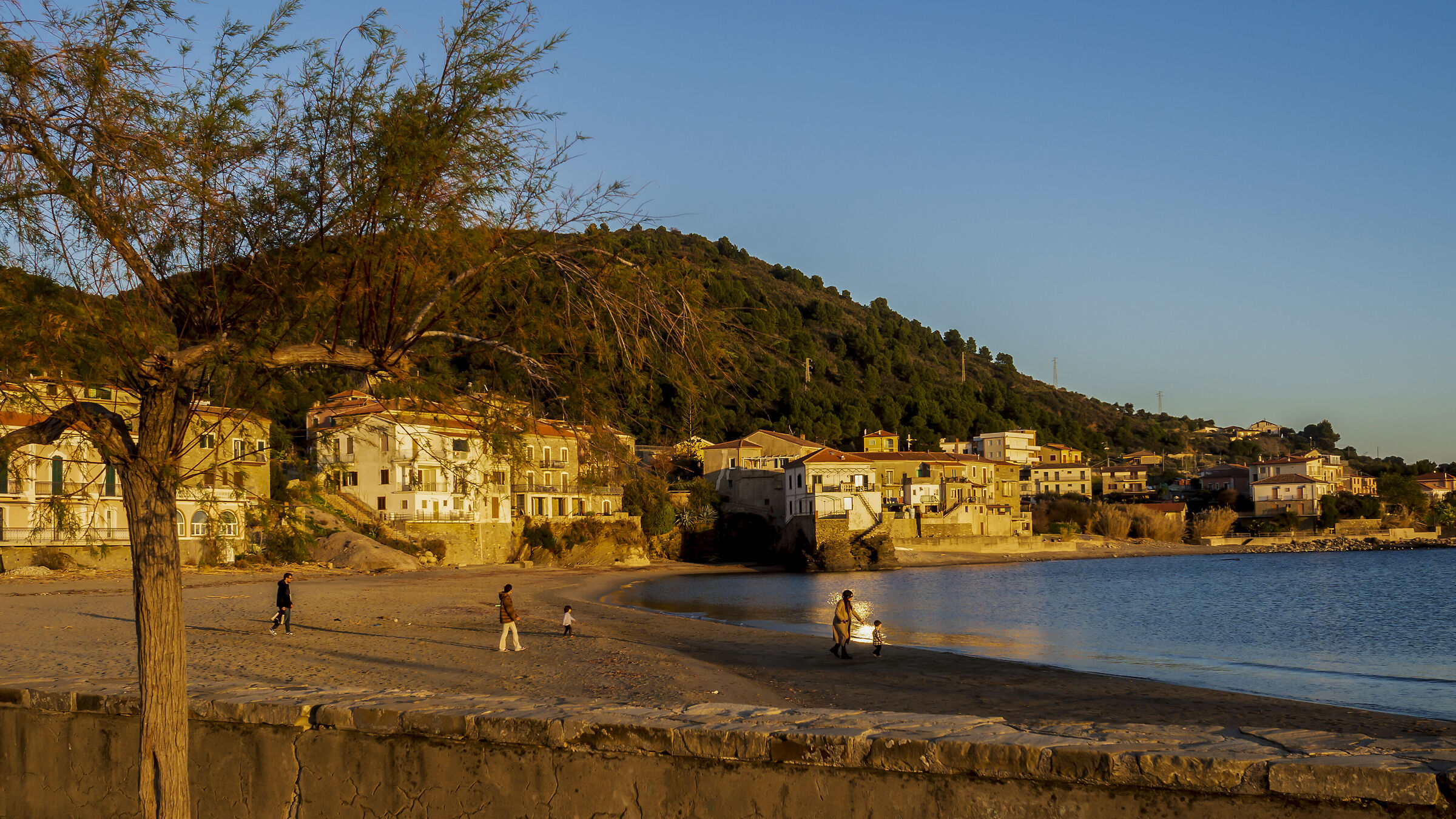 L'ora d'oro in pieno inverno