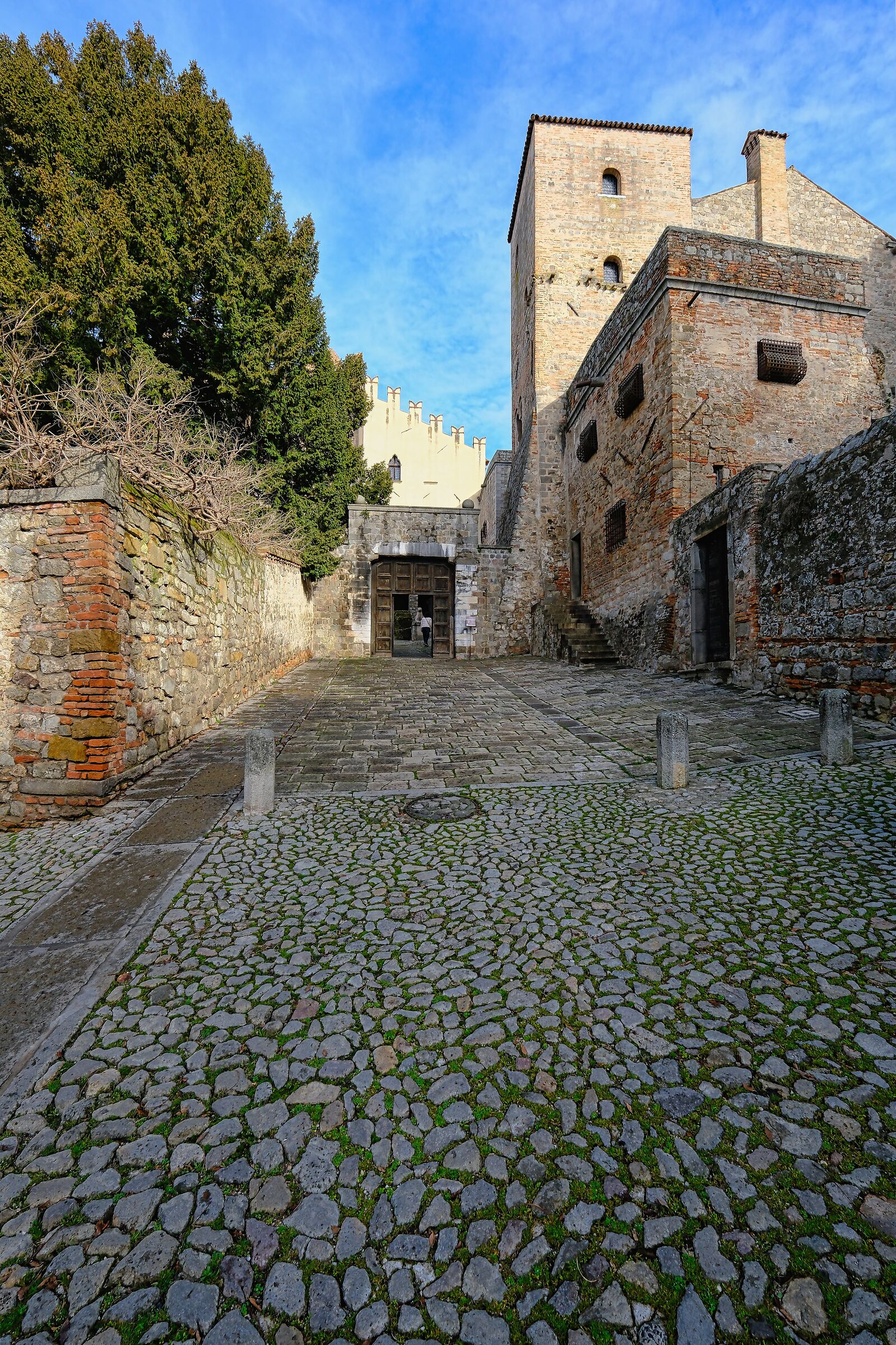 entrance to the Cini castle Monselice (PD)