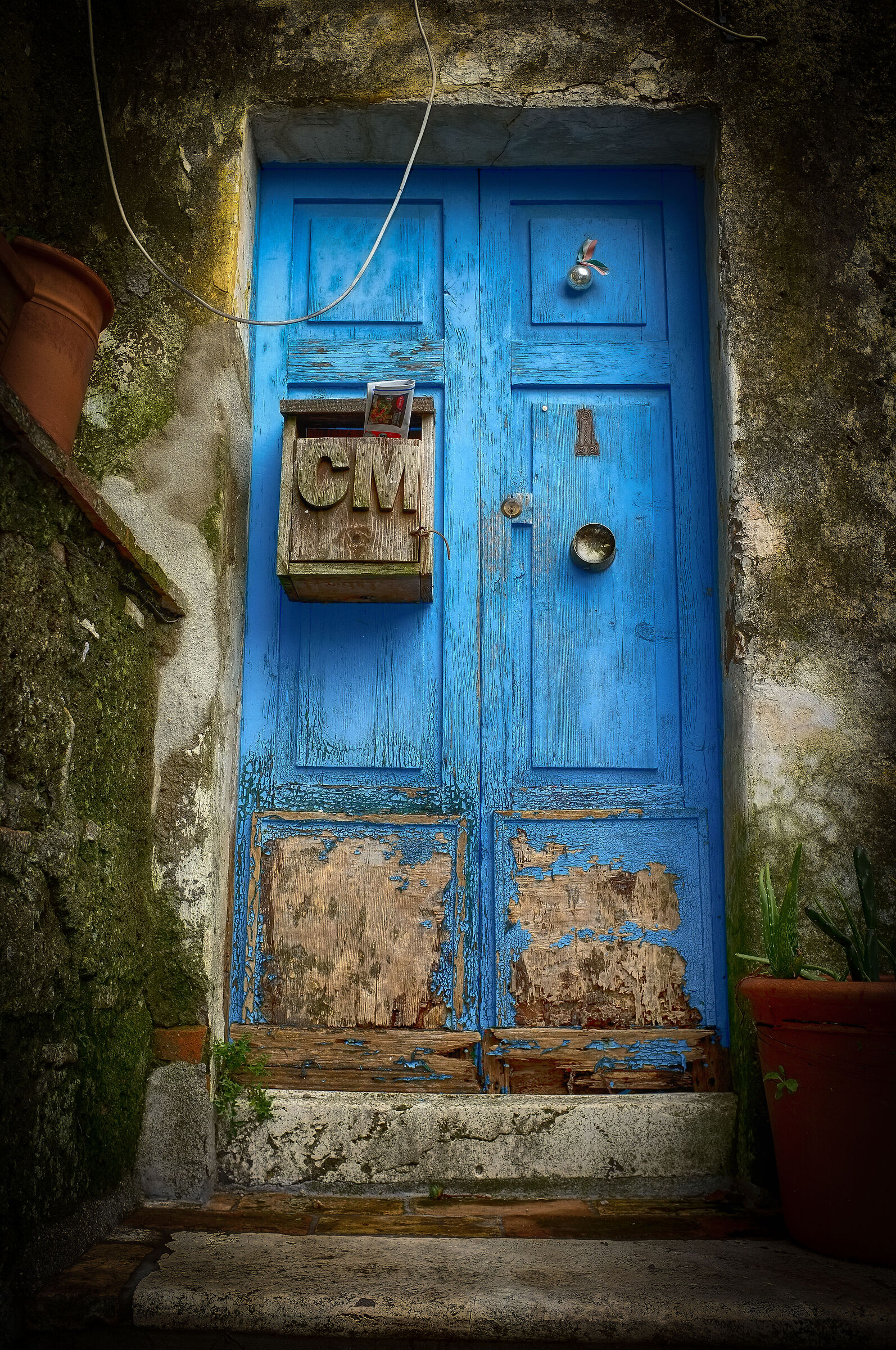 the door