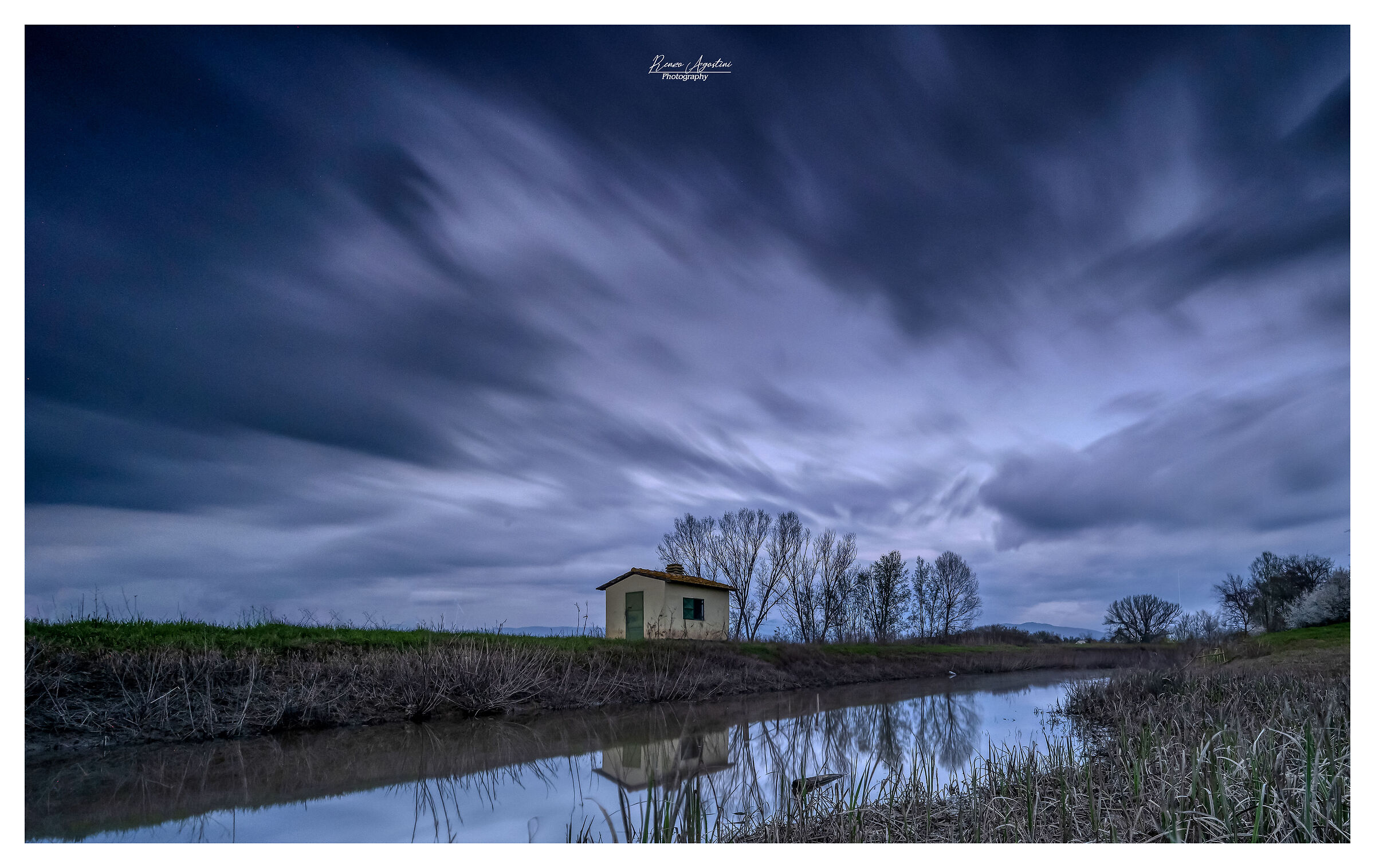 Sunset at the Fucecchio Marshes