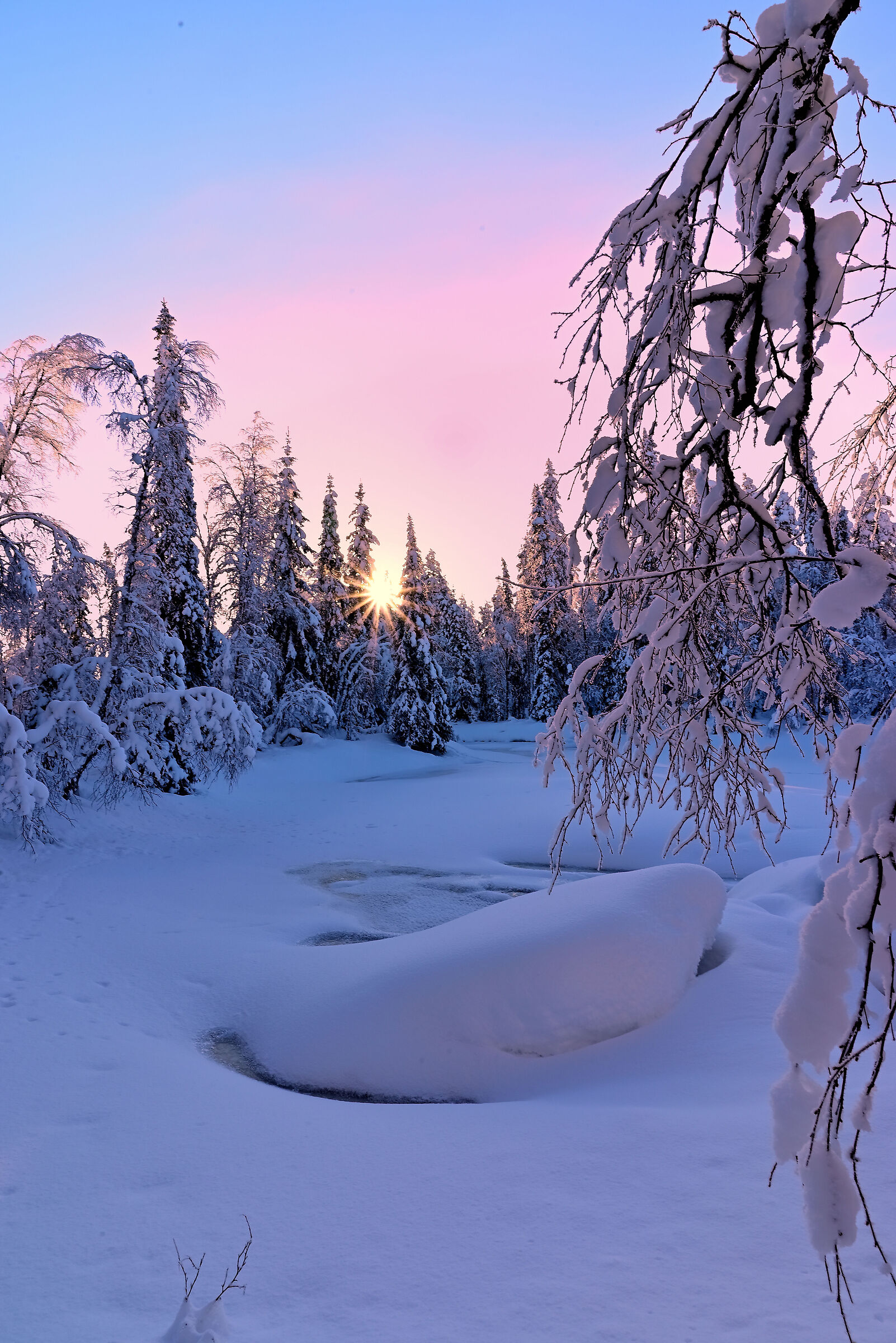 Saivonkierros - raggio di sole