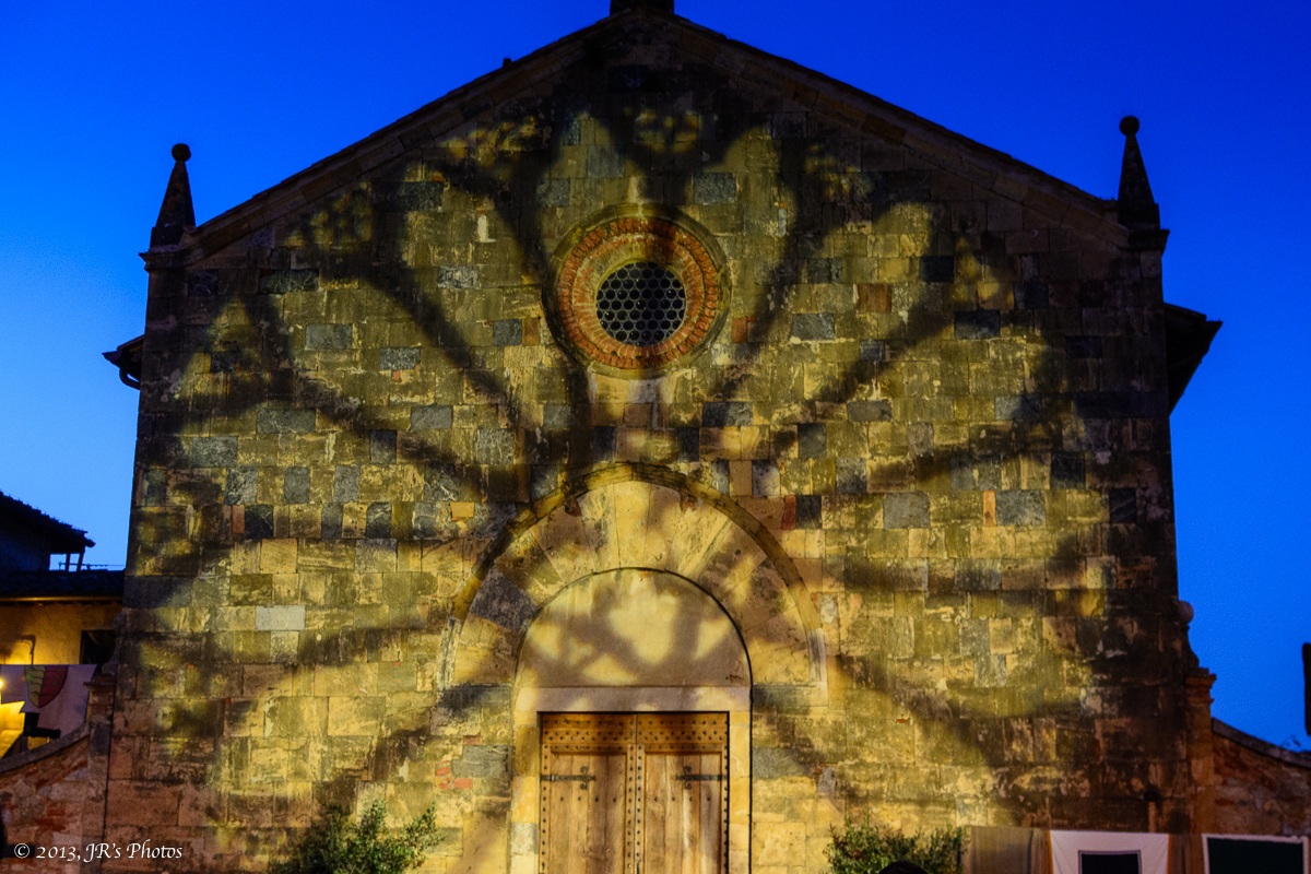 Monteriggioni in blue...