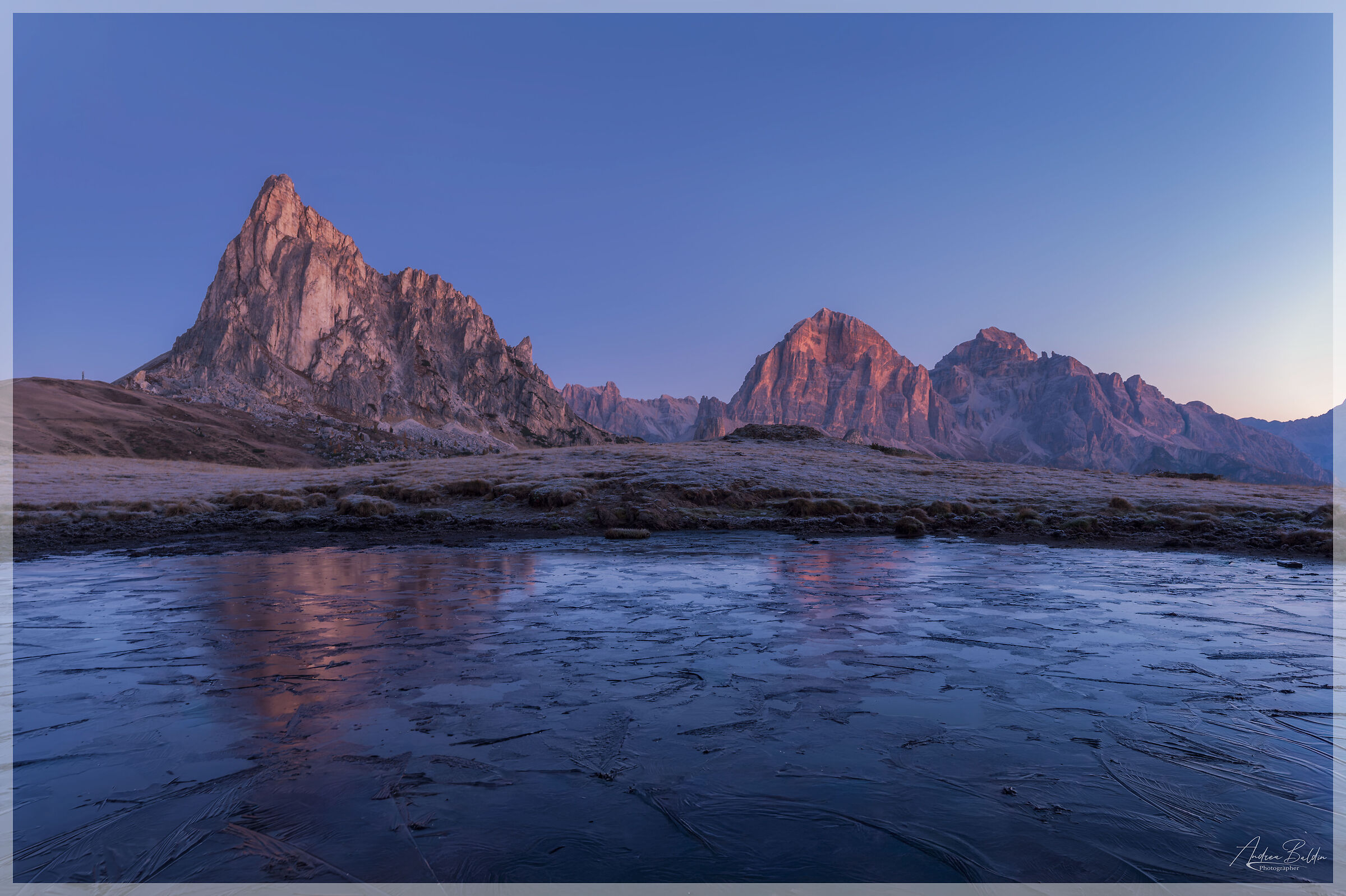 Sunrise at the Giau Pass