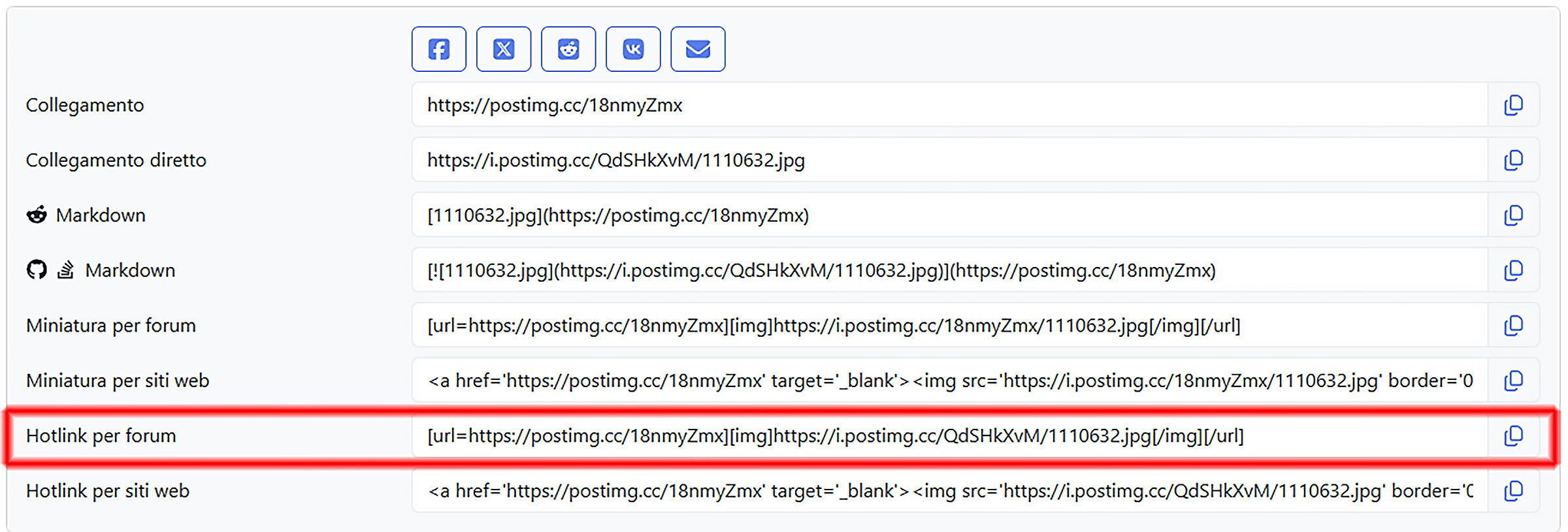 Hotlinks for forums