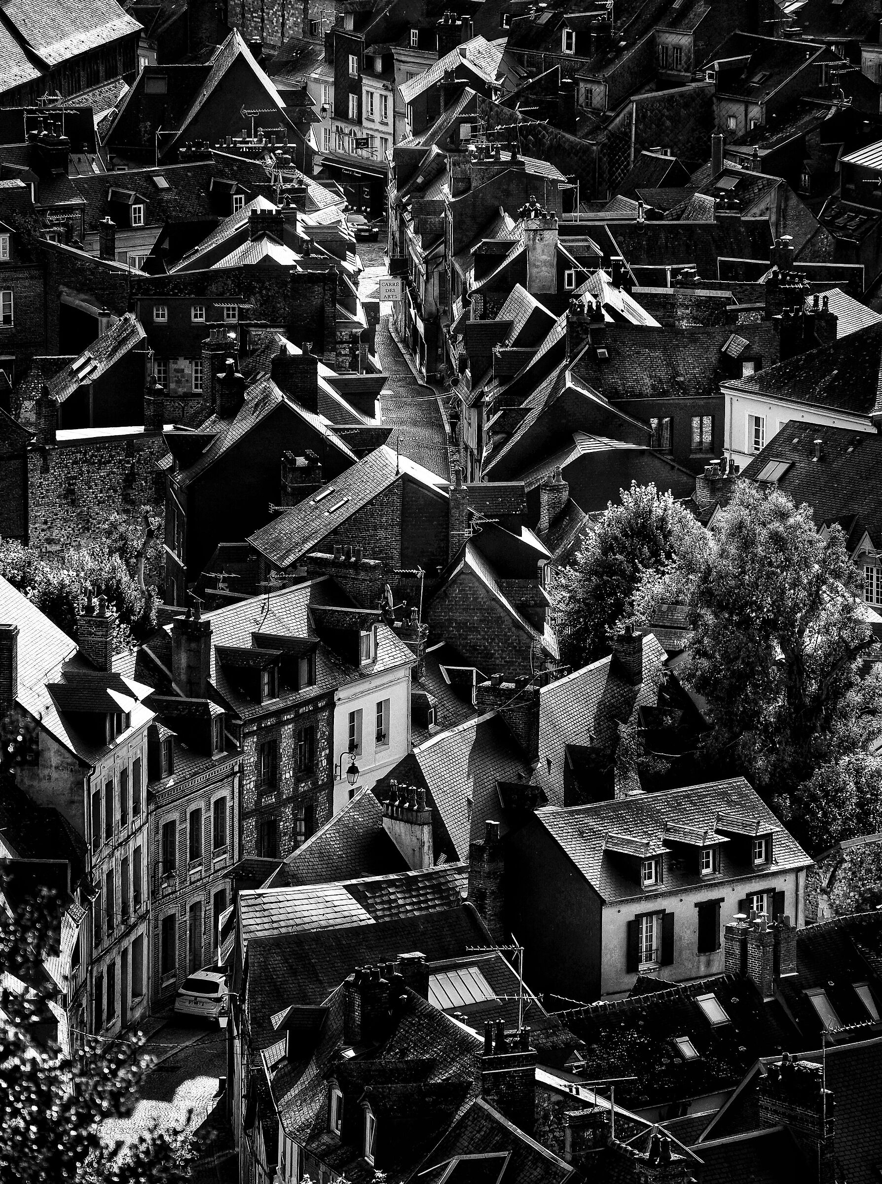 Honfleur a carboncino