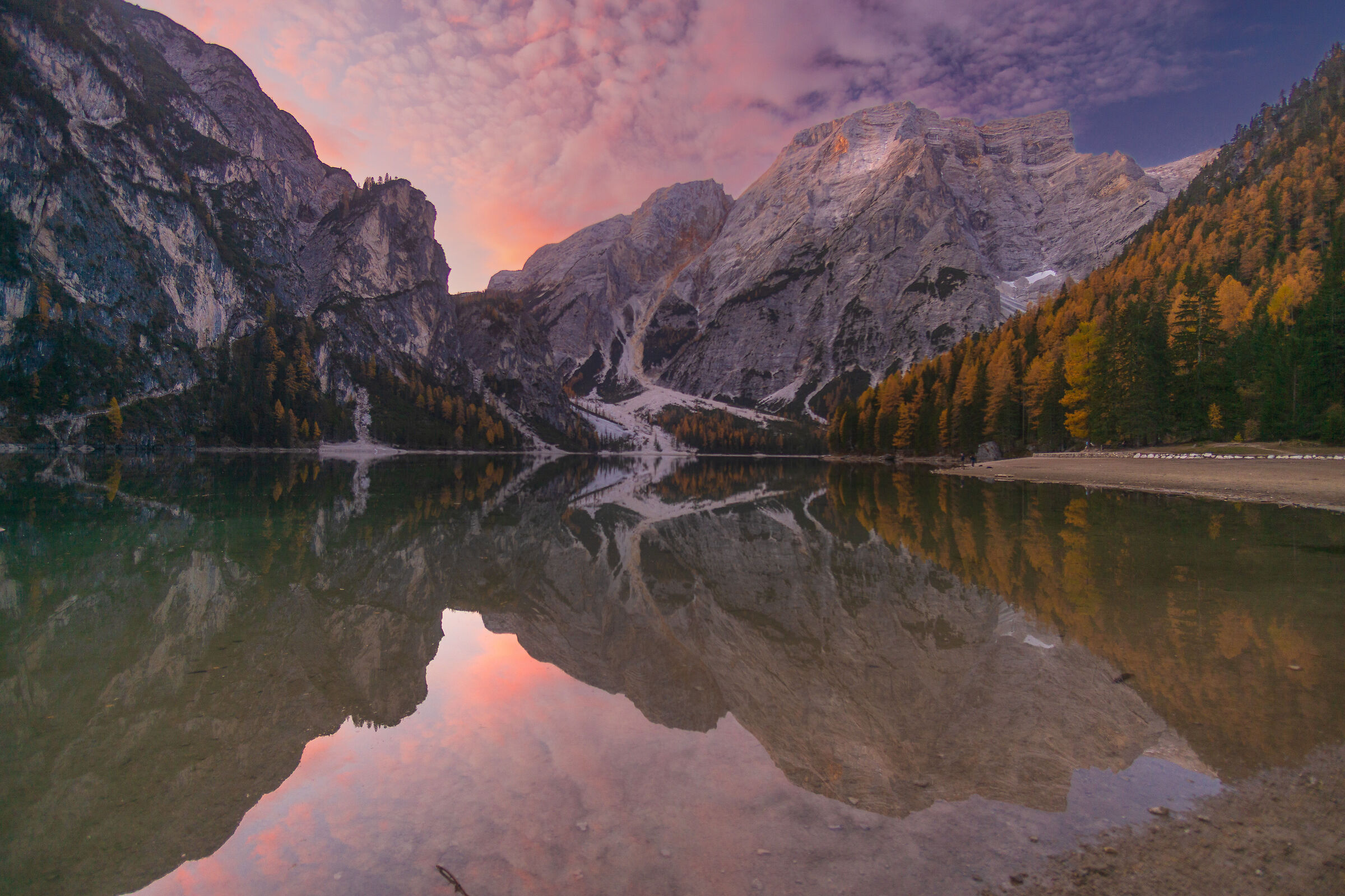 Lago di Braies Alba Foliage