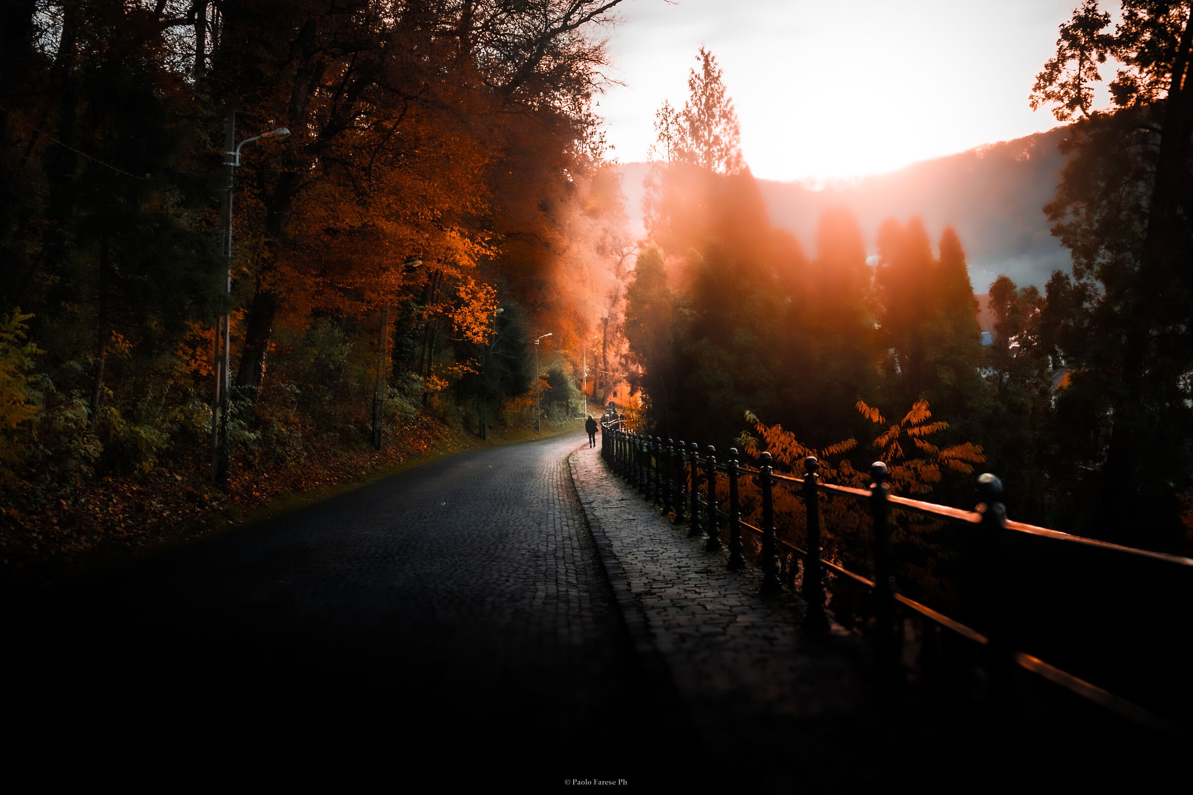 Nella via