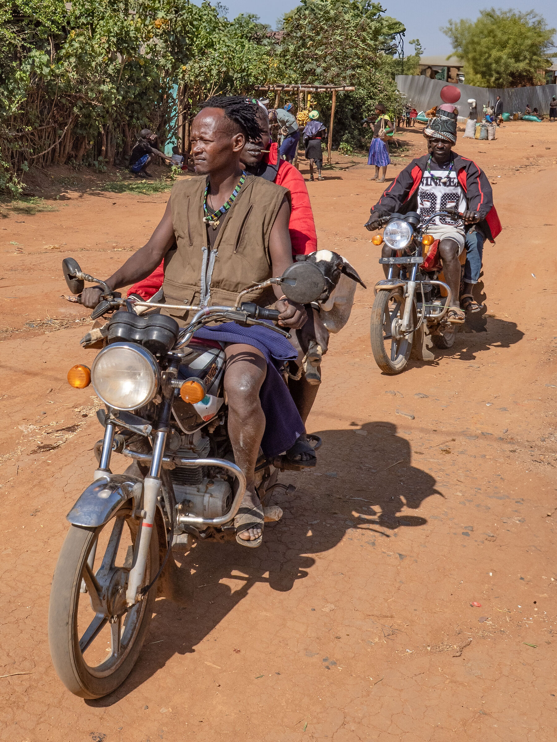 how many are on the bikes!?