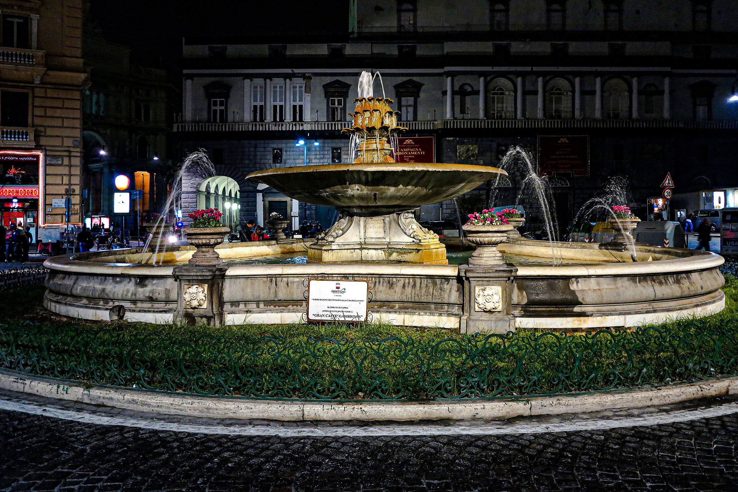 The "Artichoke" fountain - Naples