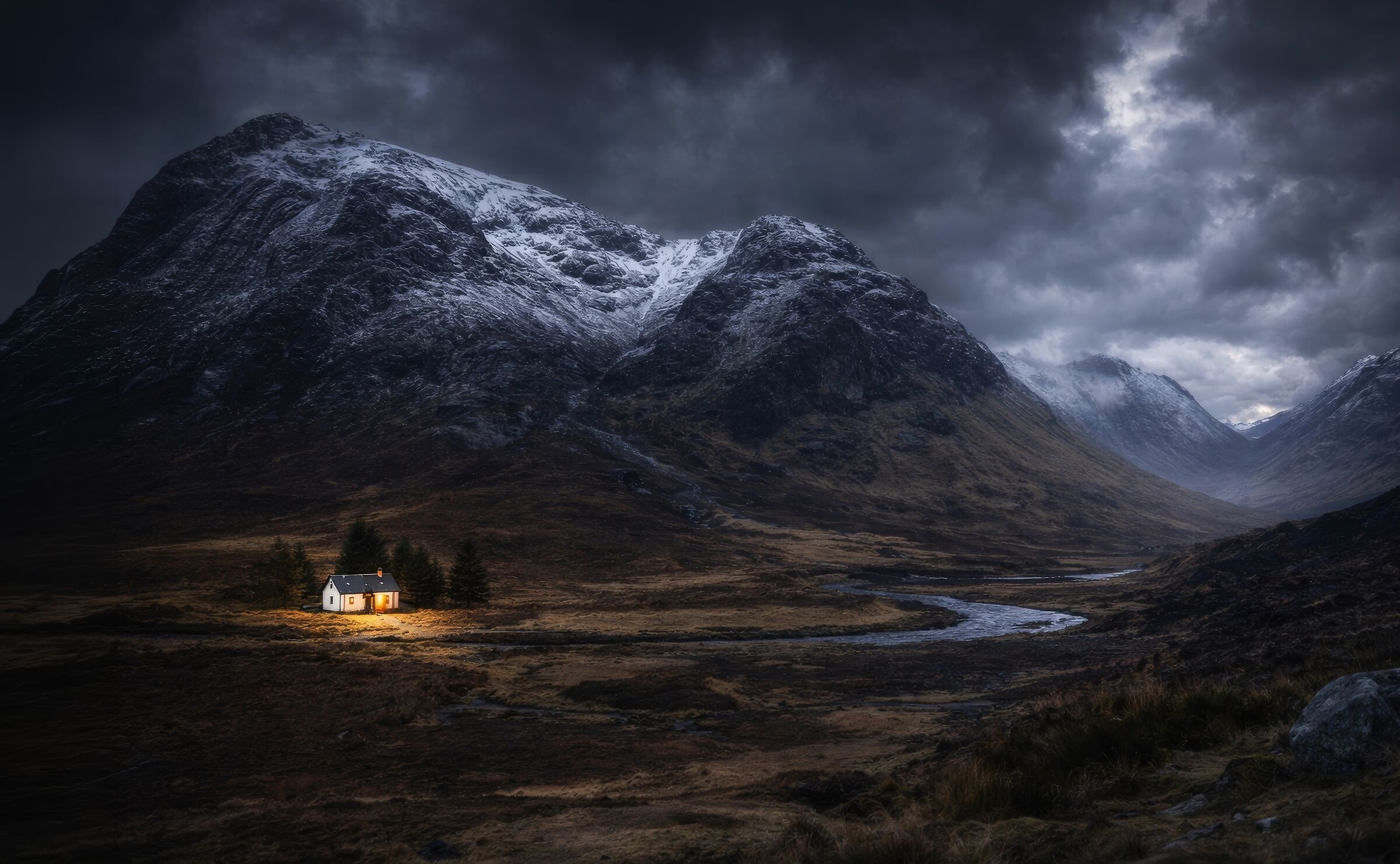 That little house there