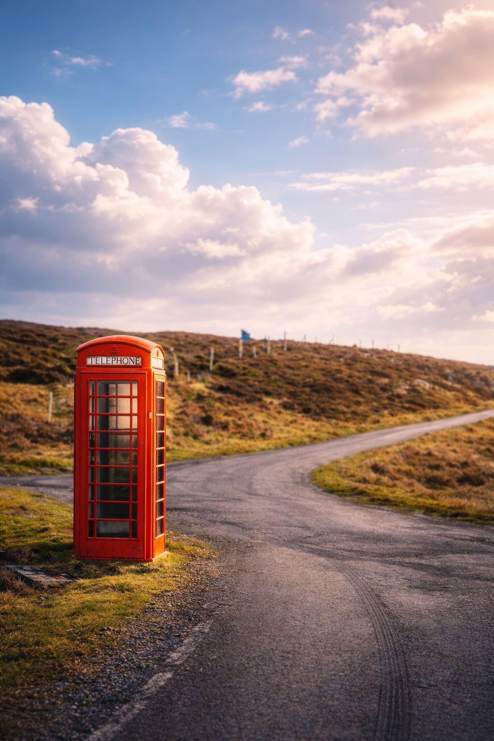 Un telefono nel bel mezzo del nulla