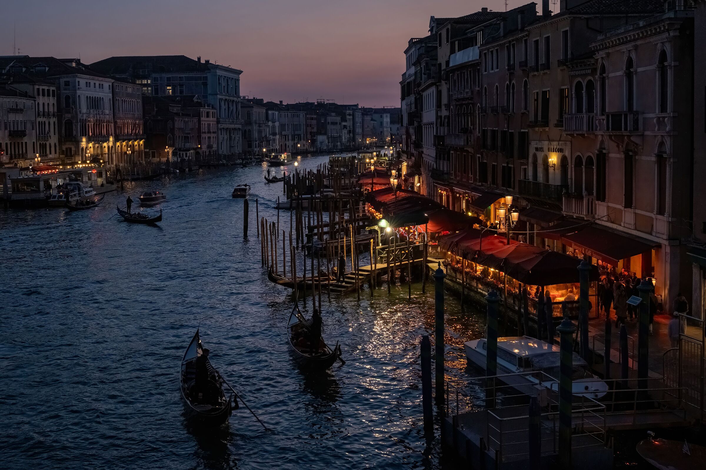 Blue hour in Venice