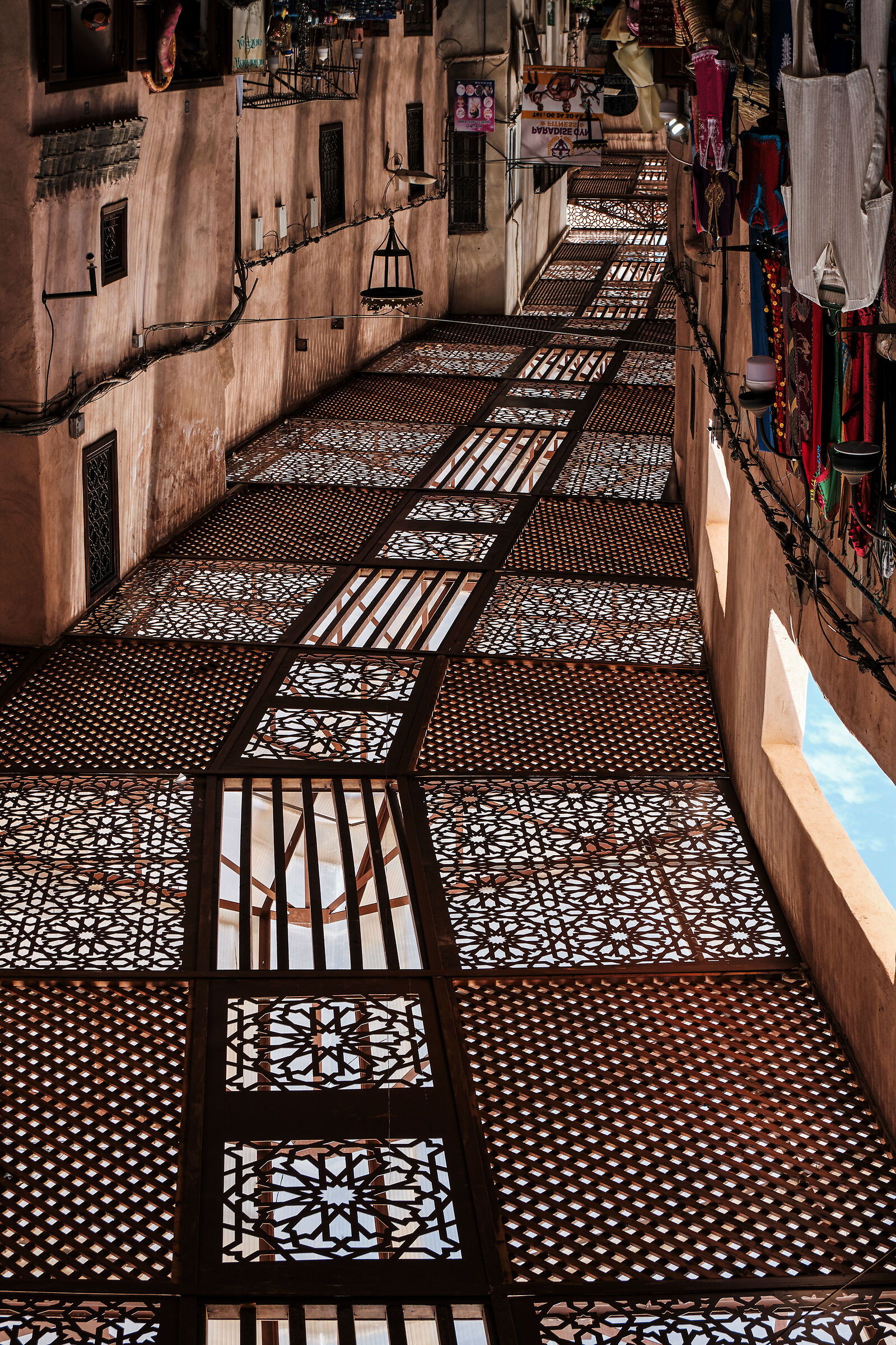 The rooftops of Marrakech (souks)