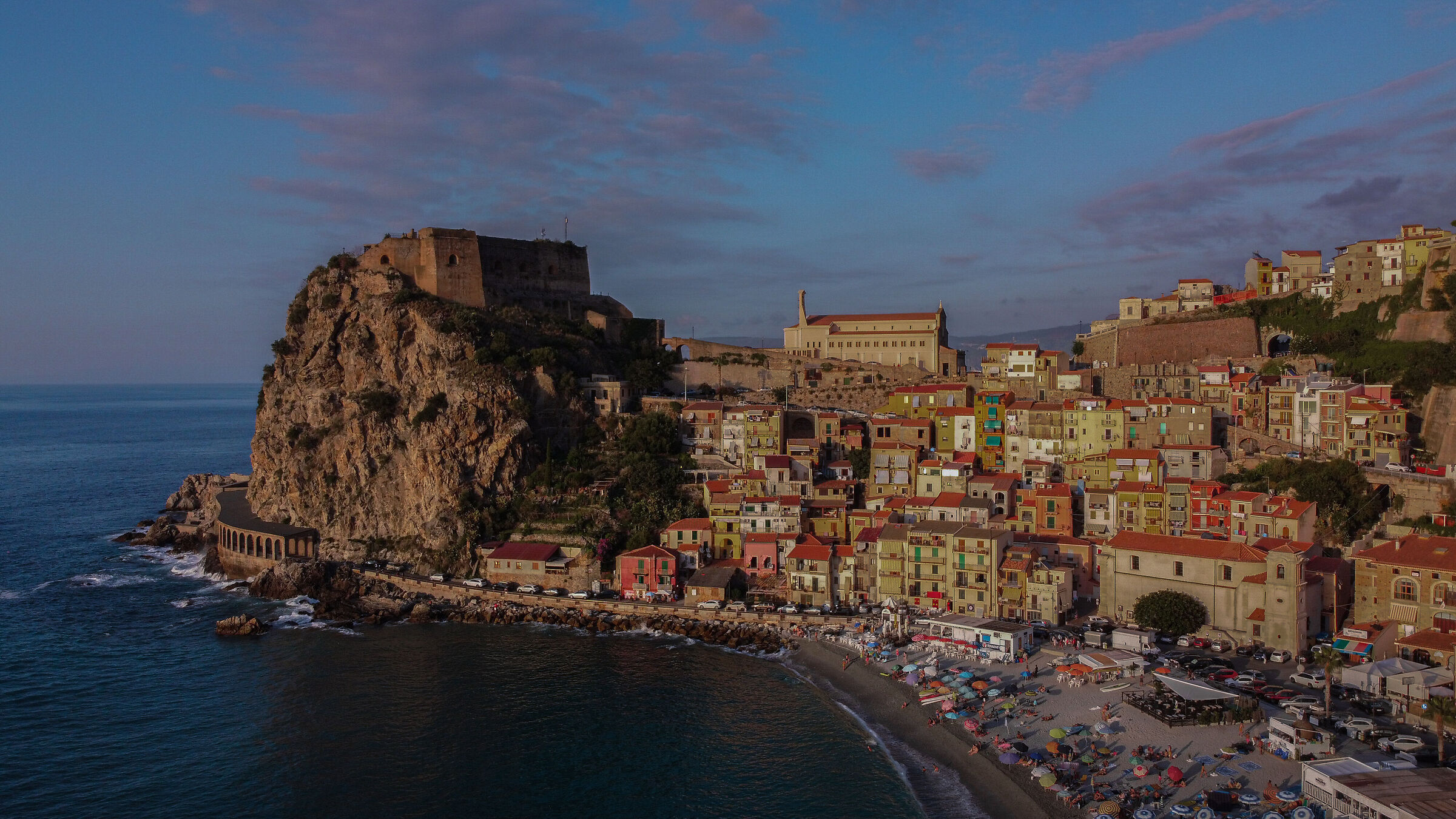 Scilla at sunset