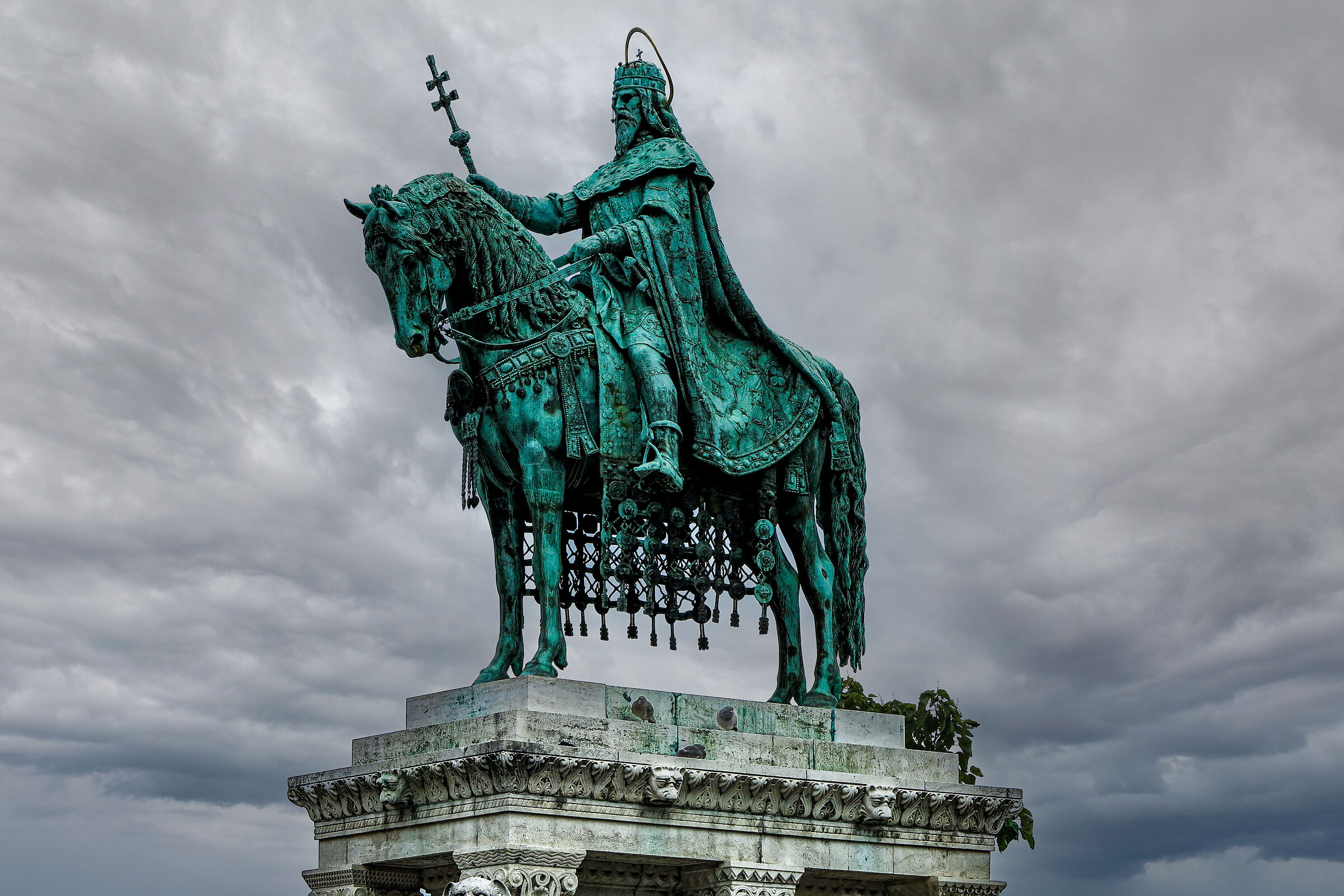 Equestrian statue of St. Stephen I - Budapest