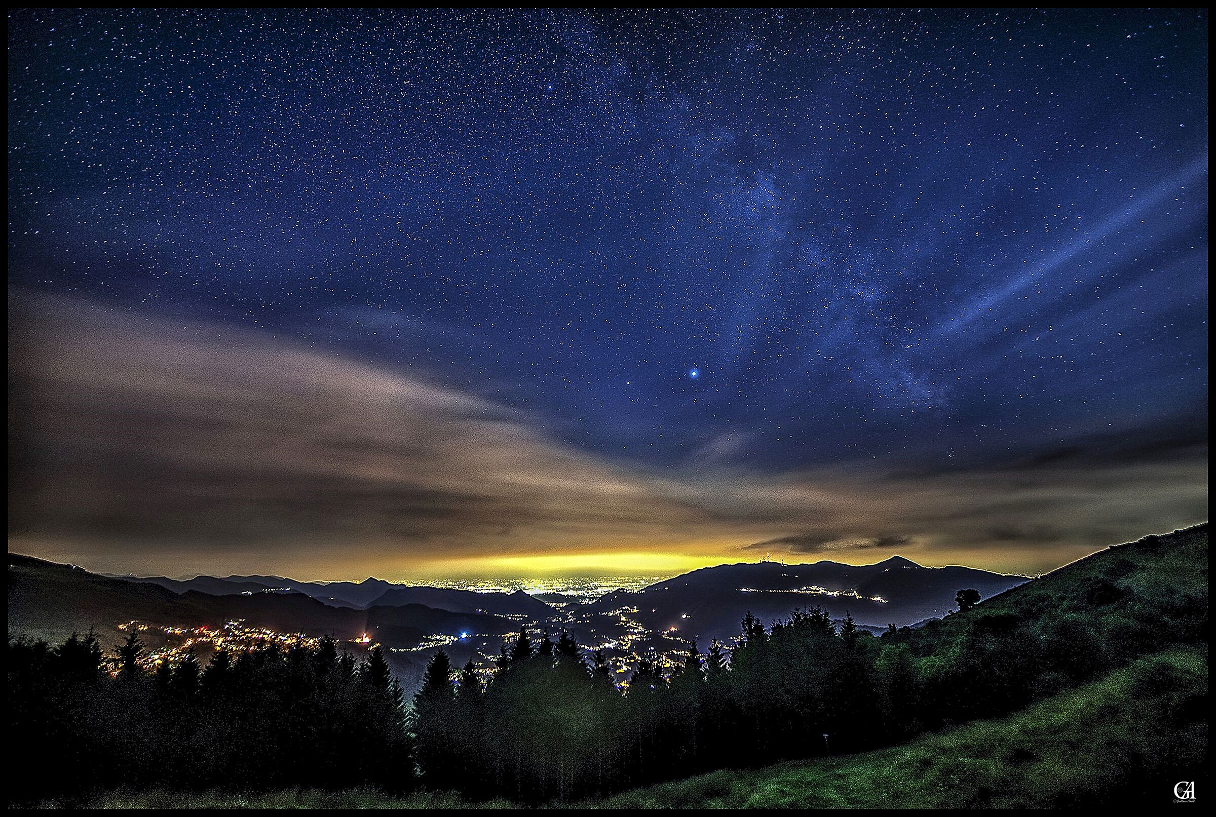 Il cielo sopra la Pianura Padana Lombarda