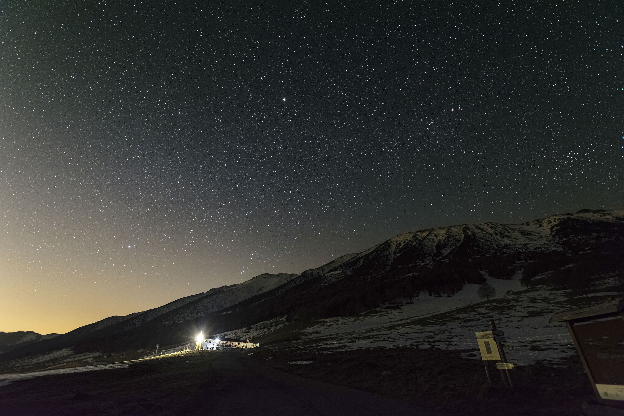 Stellata sul Monte Baldo