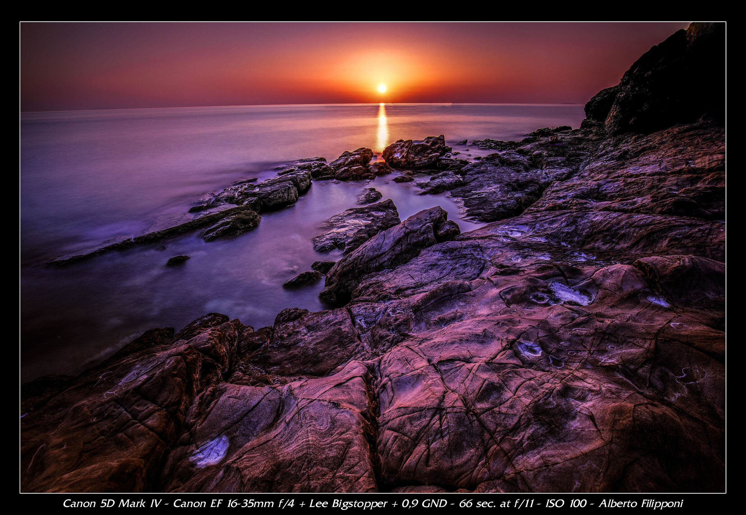 Calafuria sunset