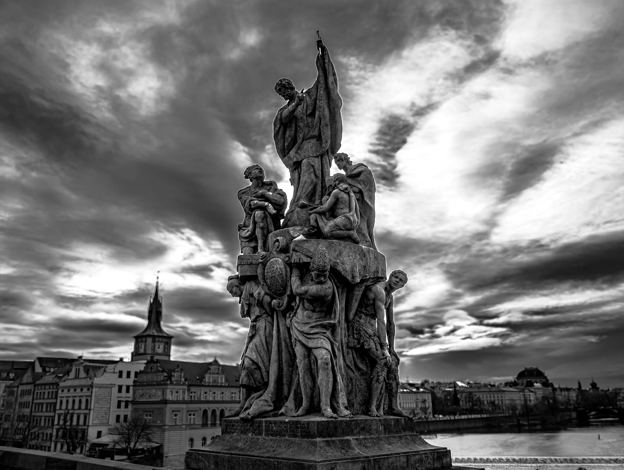 On Charles Bridge, Prague.