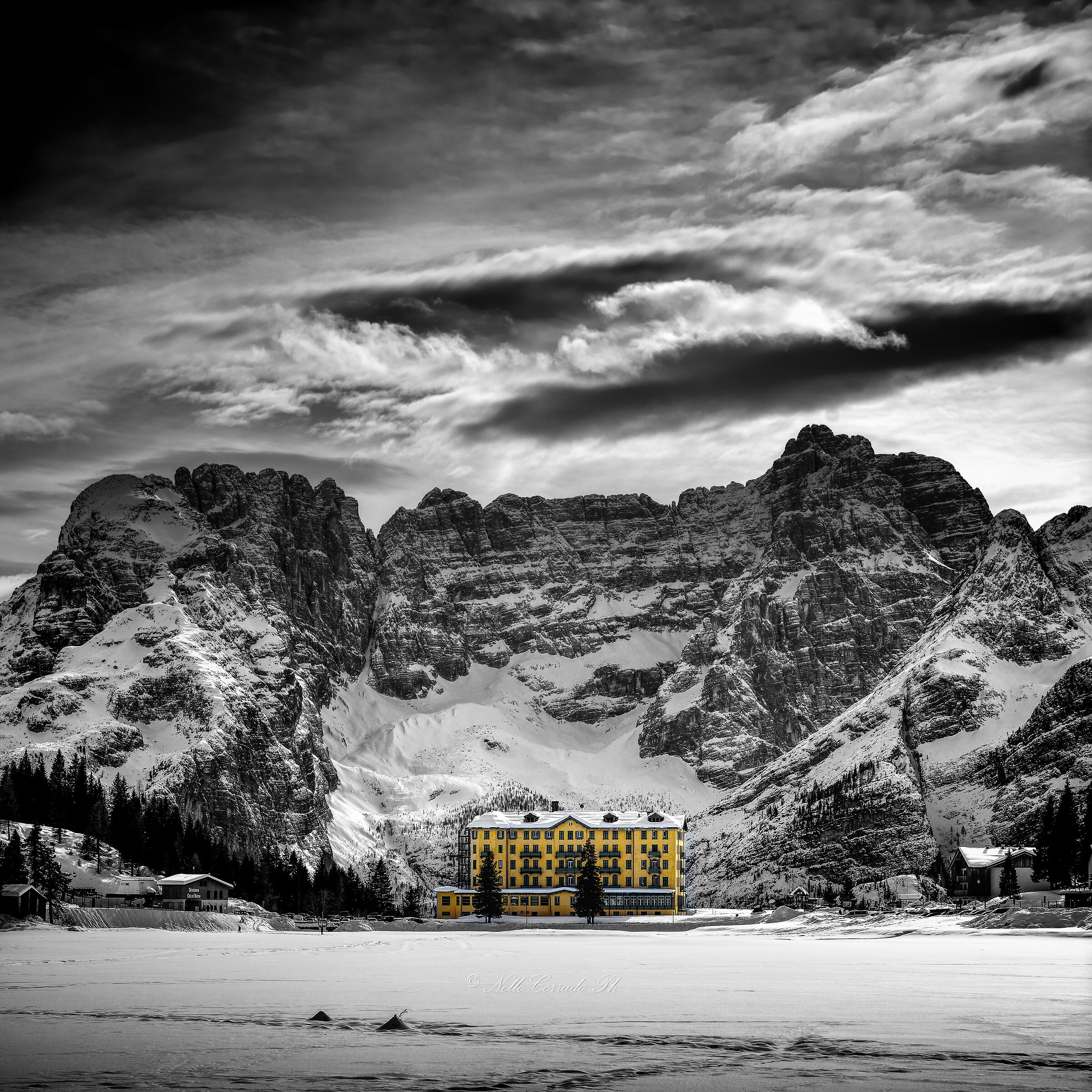 postcard of Misurina