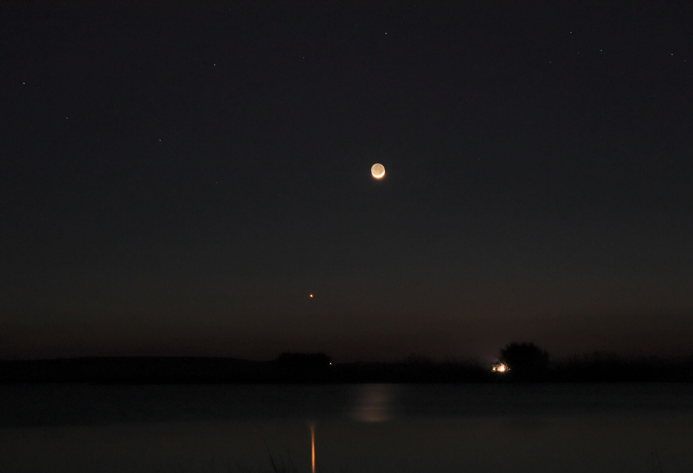Congiunzione Luna-Venere del 20 marzo 2026