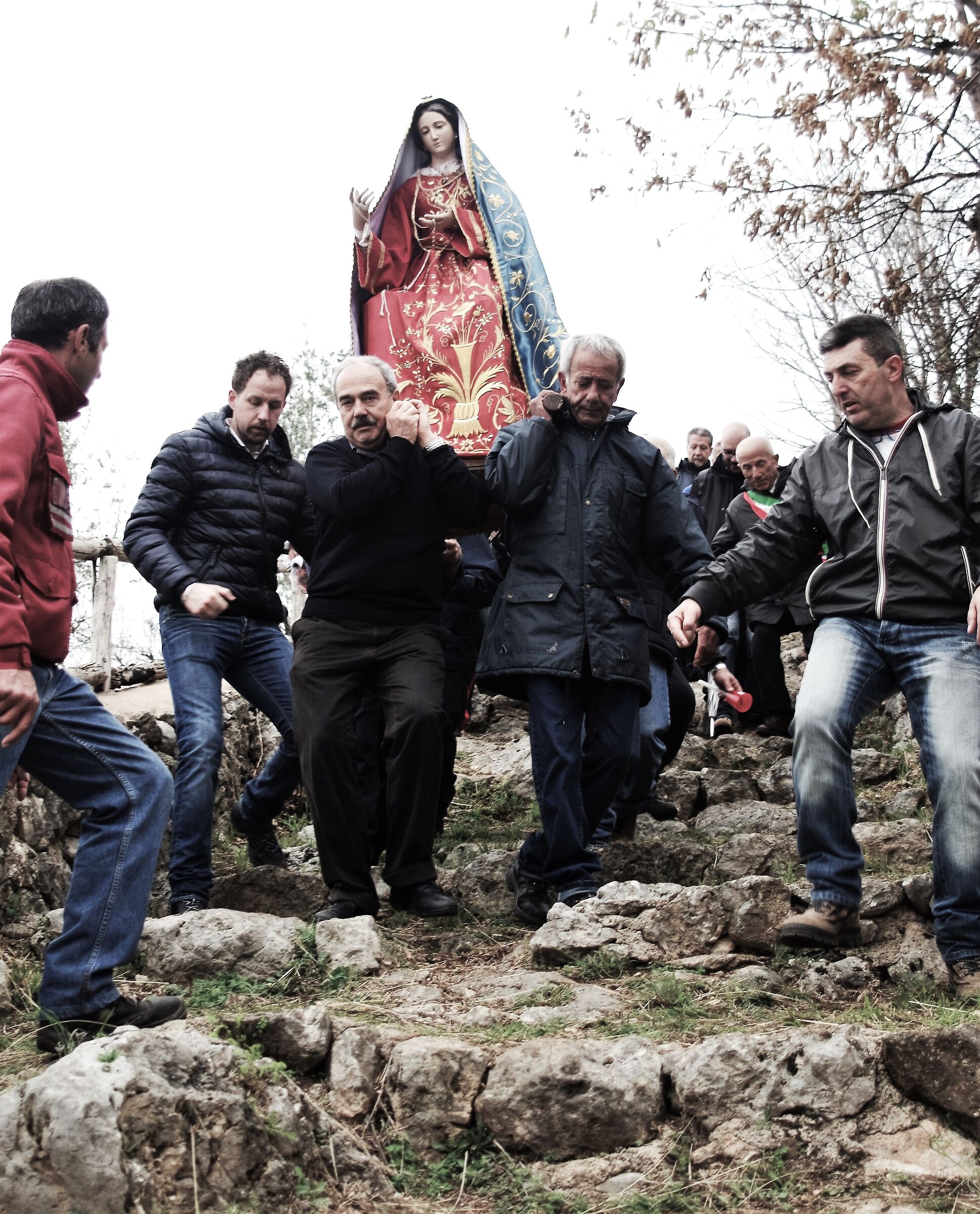 Processione sul monte Asprano FR