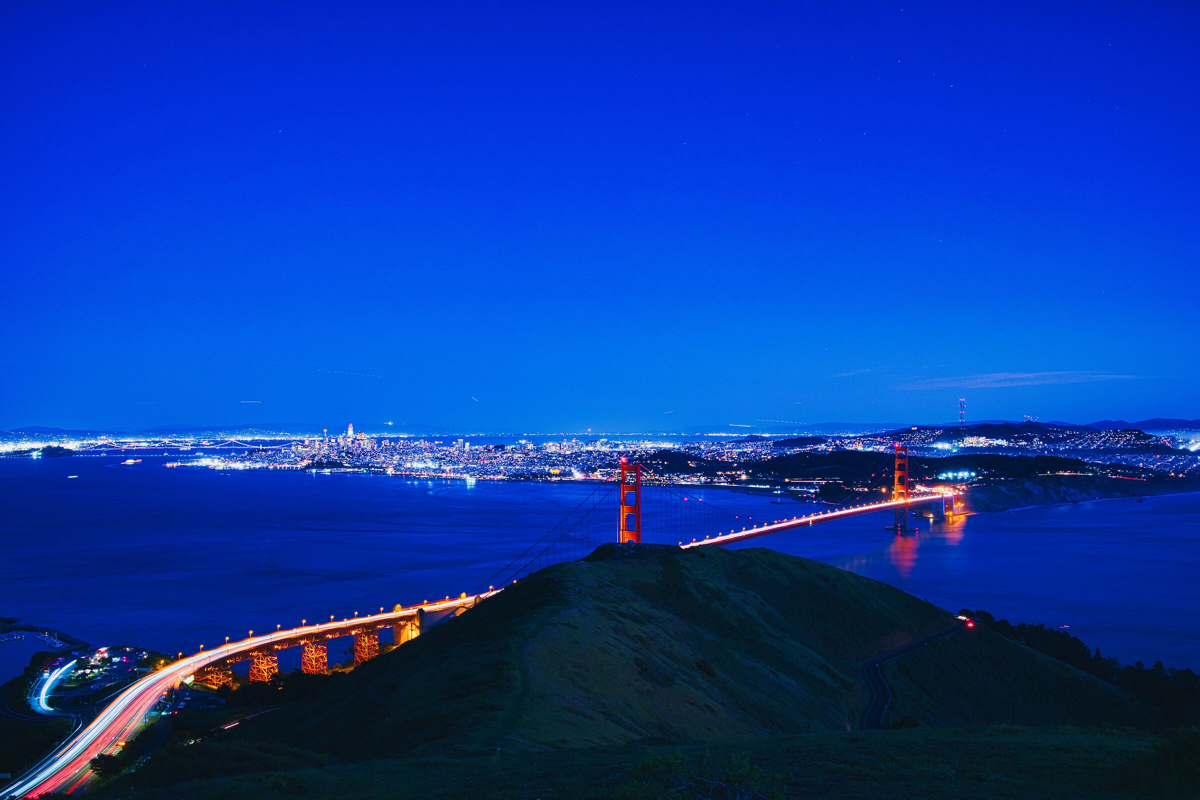 The Golden Gate from Slackers` Hill