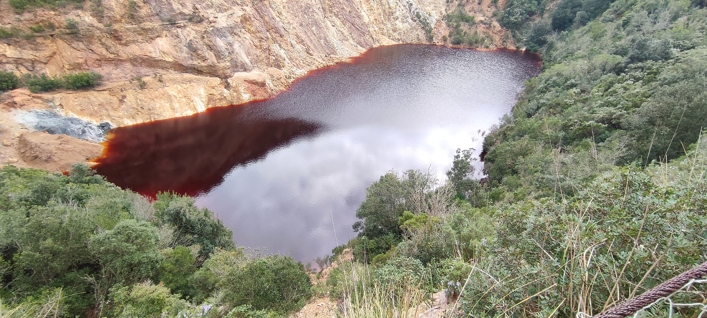 Red pond