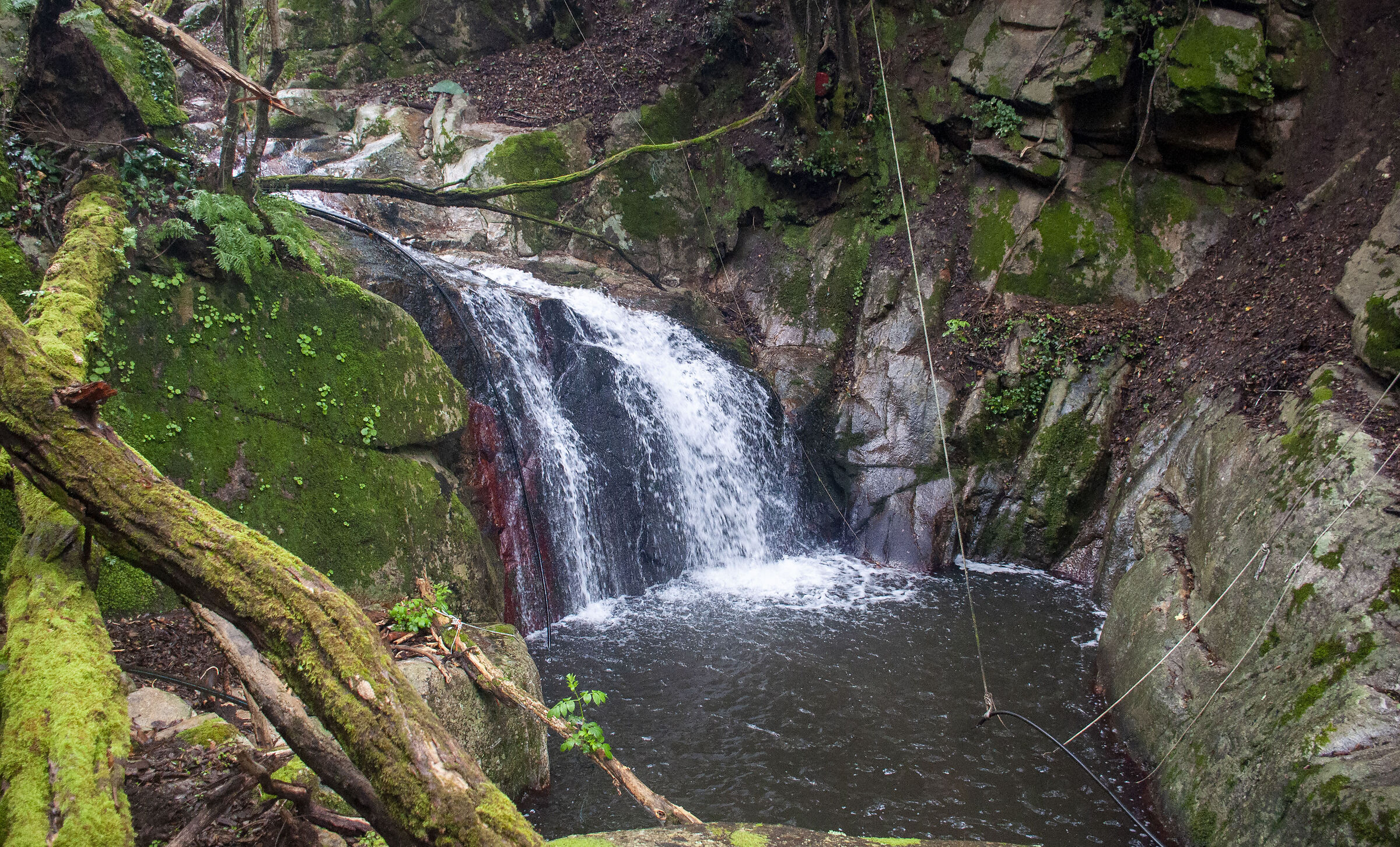 Waterfalls in the Valley of the Mills in Maciana