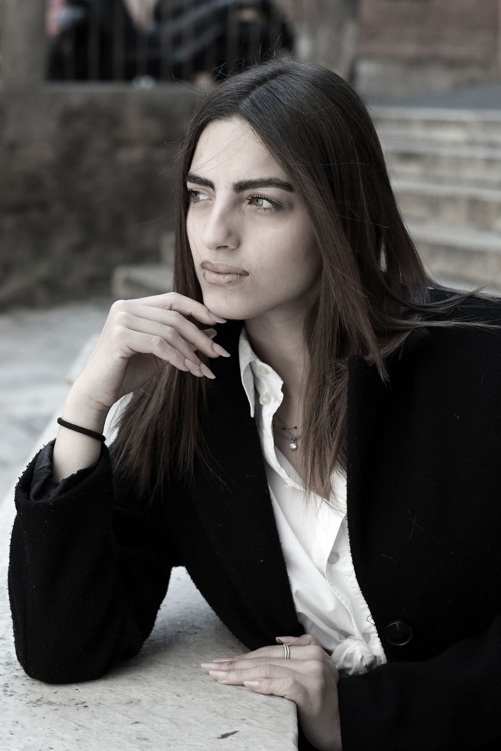 On the balcony of the Duomo